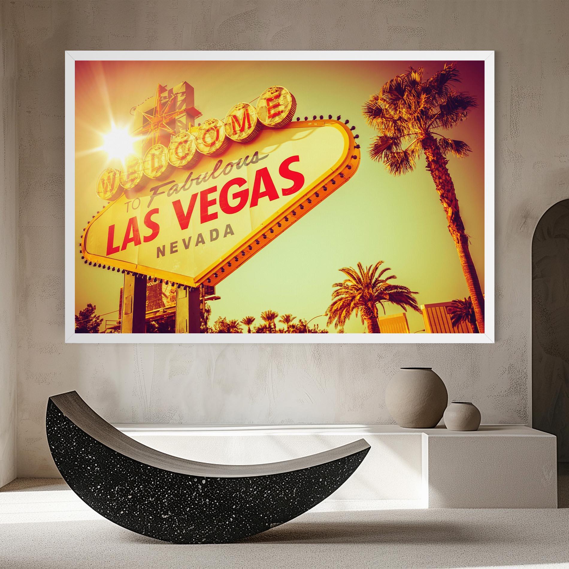 Картина на платно Las Vegas Nevada mockup 8