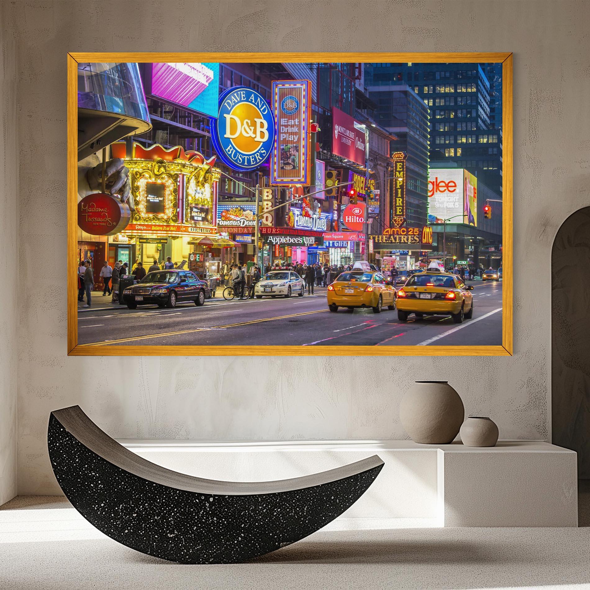 Картина на платно New York Lights mockup 8