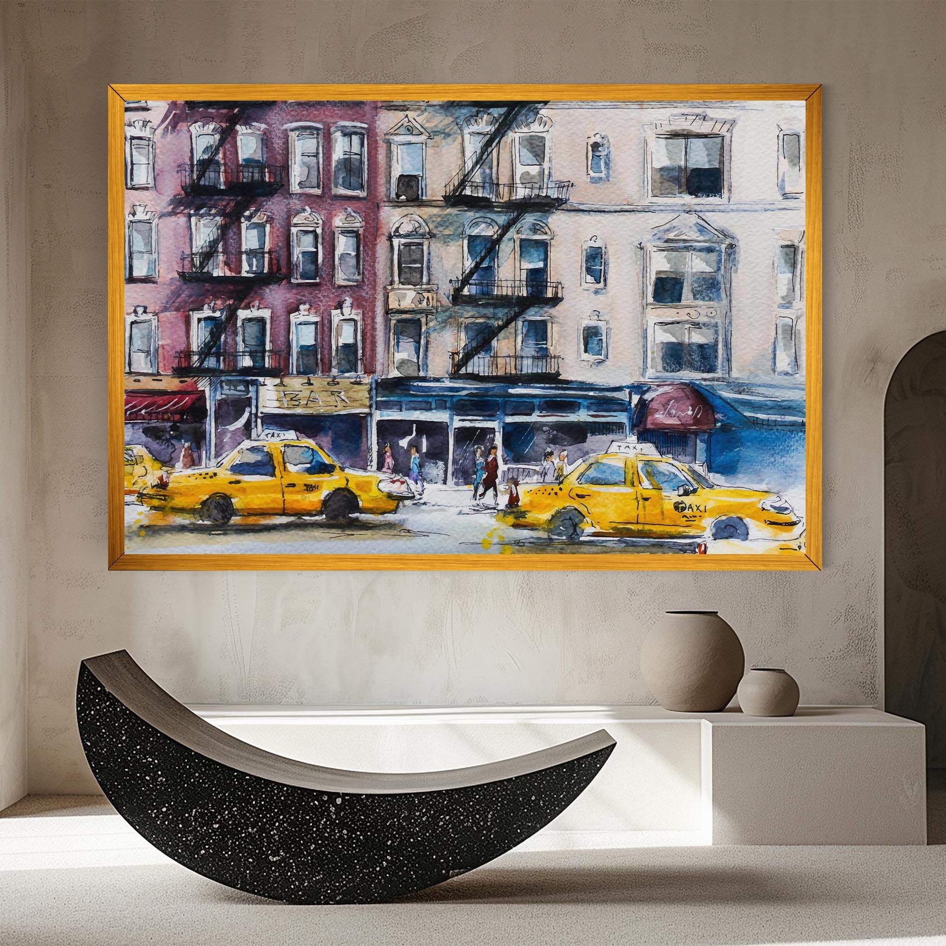 Newyork Taxi mockup 8