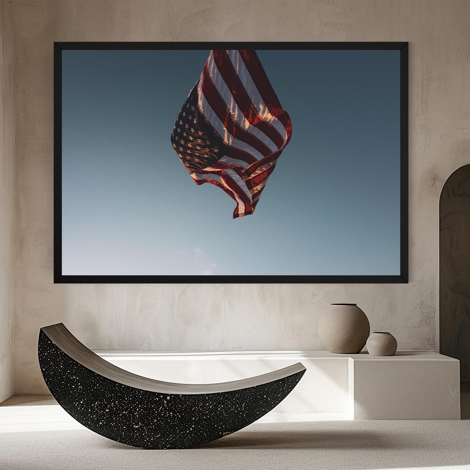 Картина на платно Usa Flag mockup 8