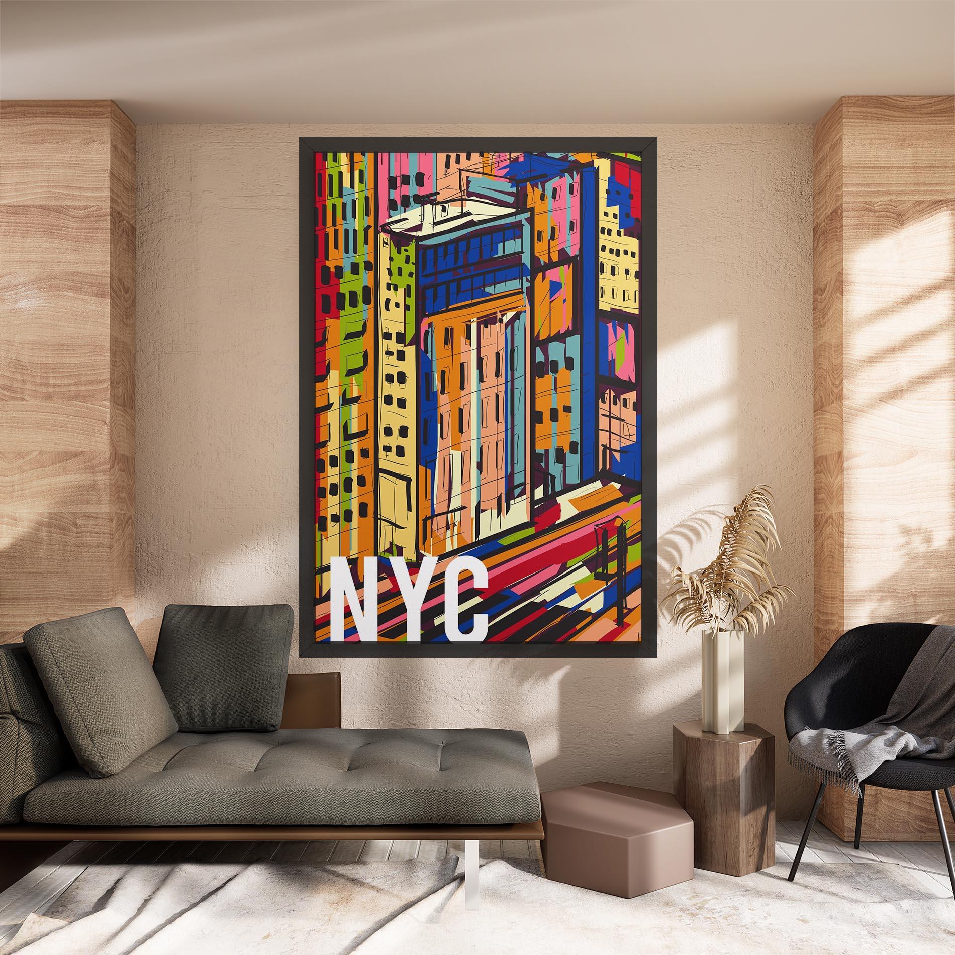 Картина на платно New York City Art mockup 8