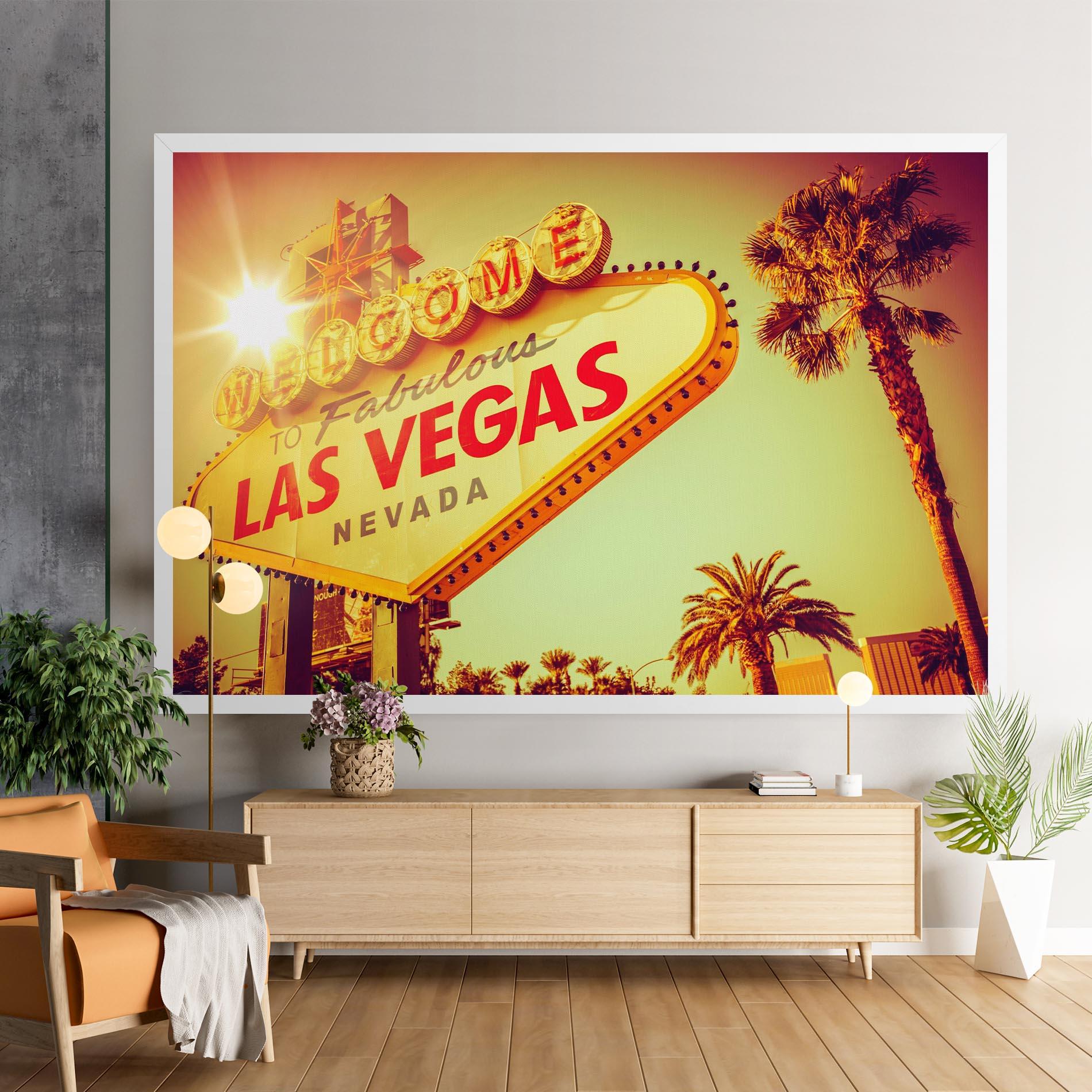 Картина на платно Las Vegas Nevada mockup 9