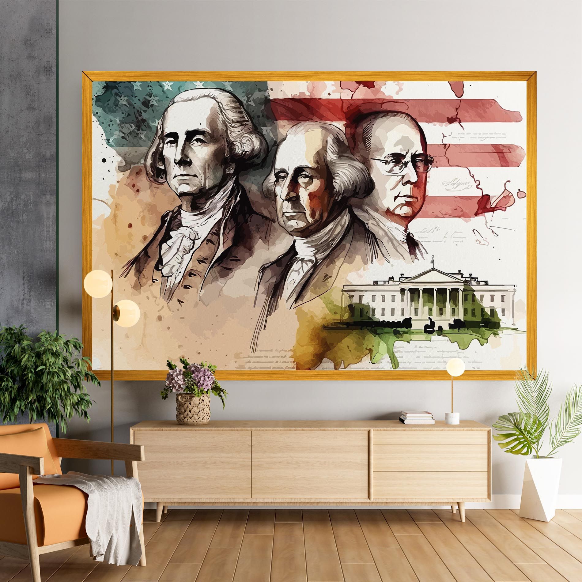 American Art Flag mockup 9