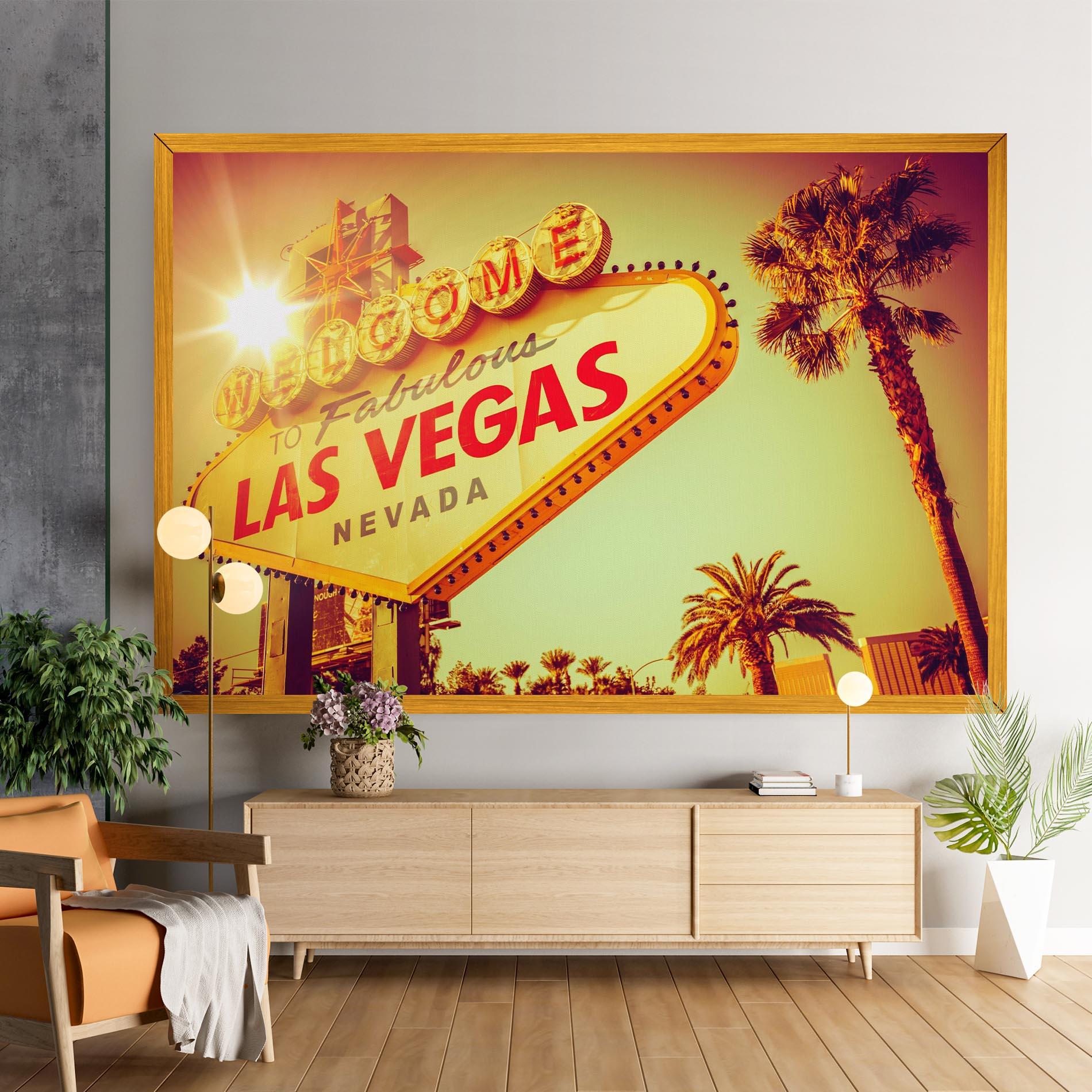 Картина на платно Las Vegas Nevada mockup 9