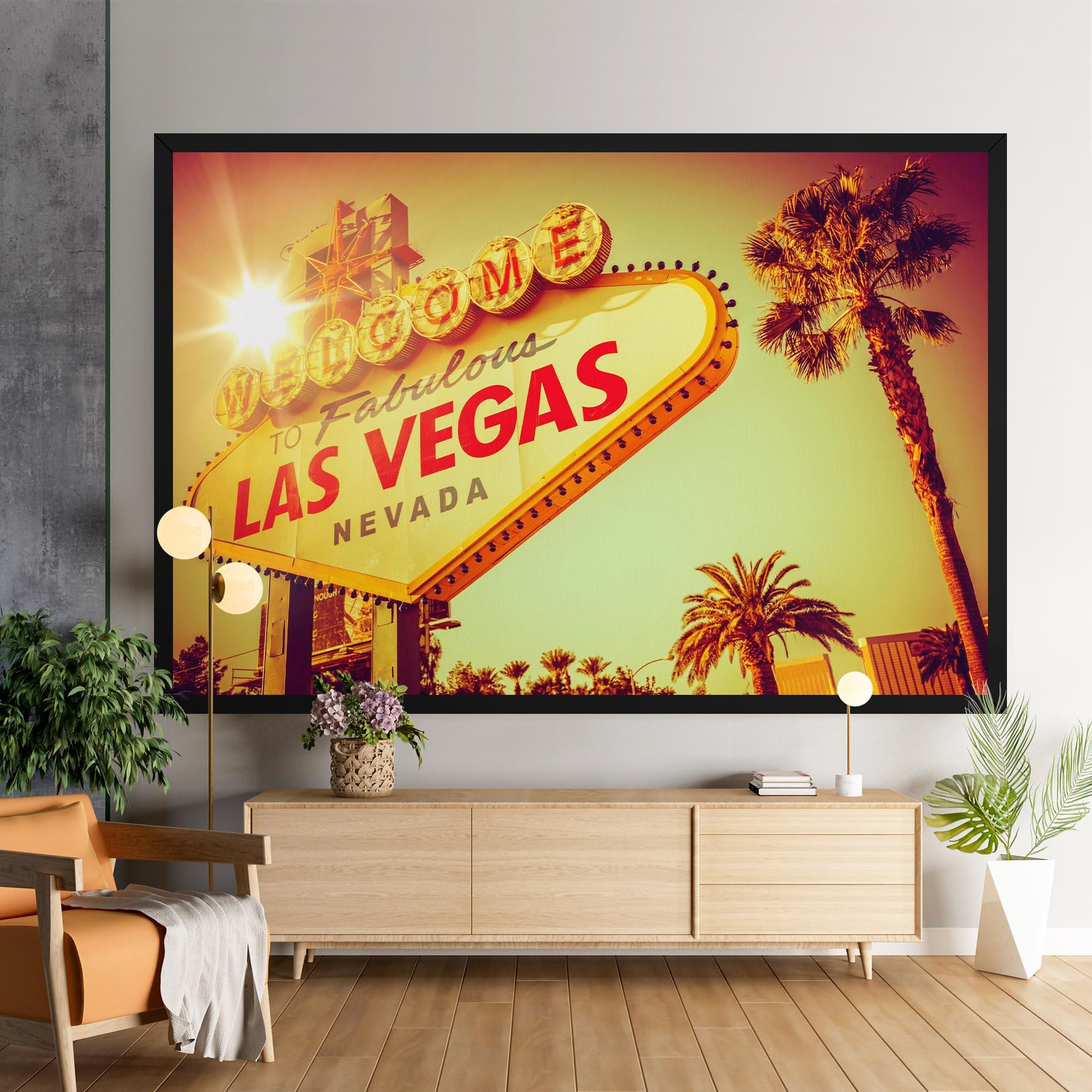 Картина на платно Las Vegas Nevada mockup 9