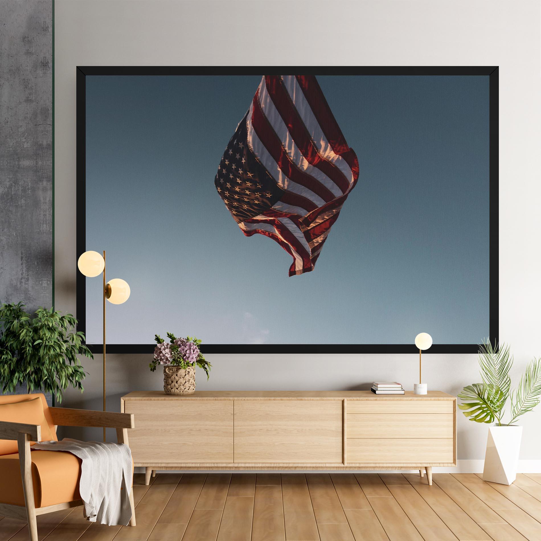 Картина на платно Usa Flag mockup 9