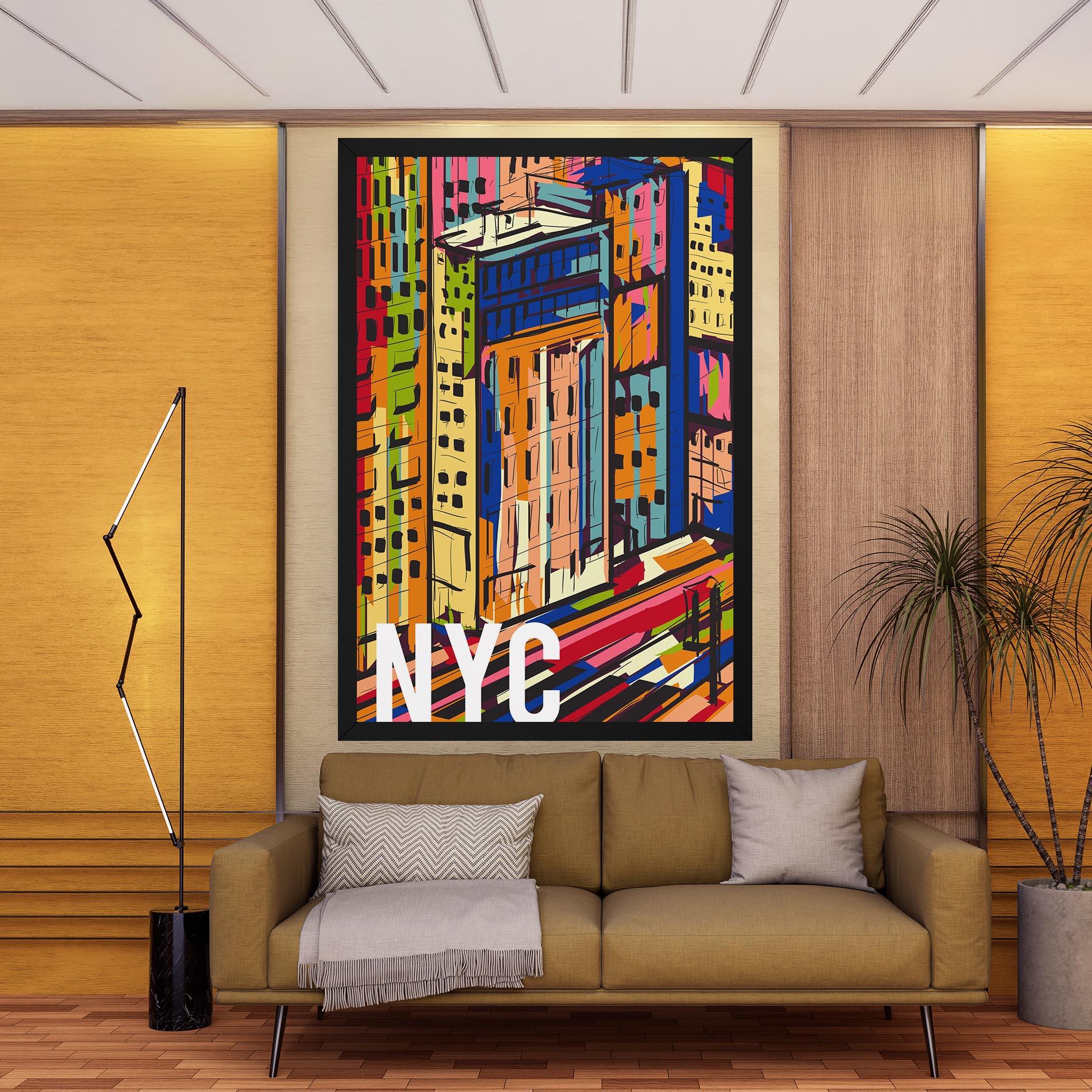 Картина на платно New York City Art mockup 9