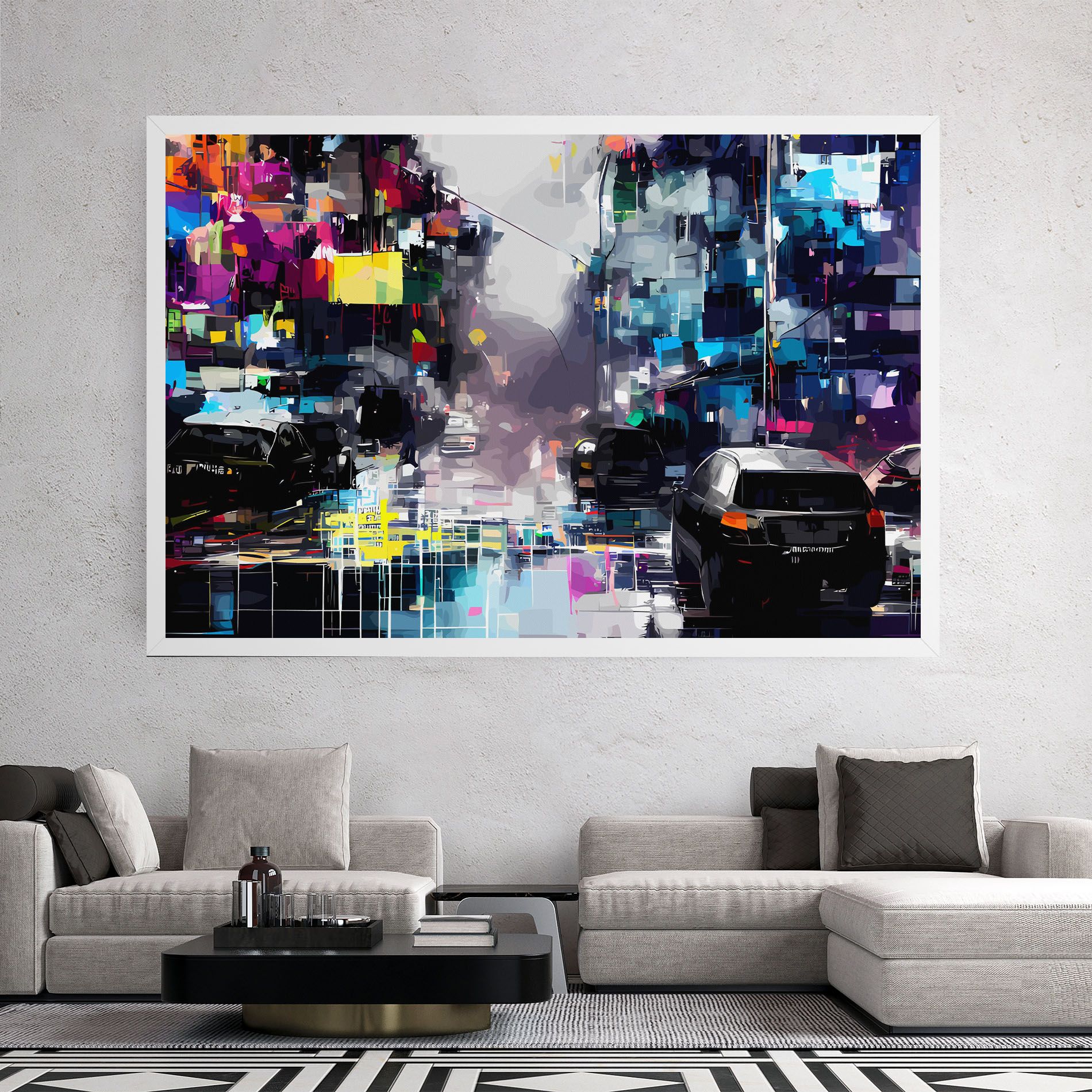 Grunge City Street mockup 2