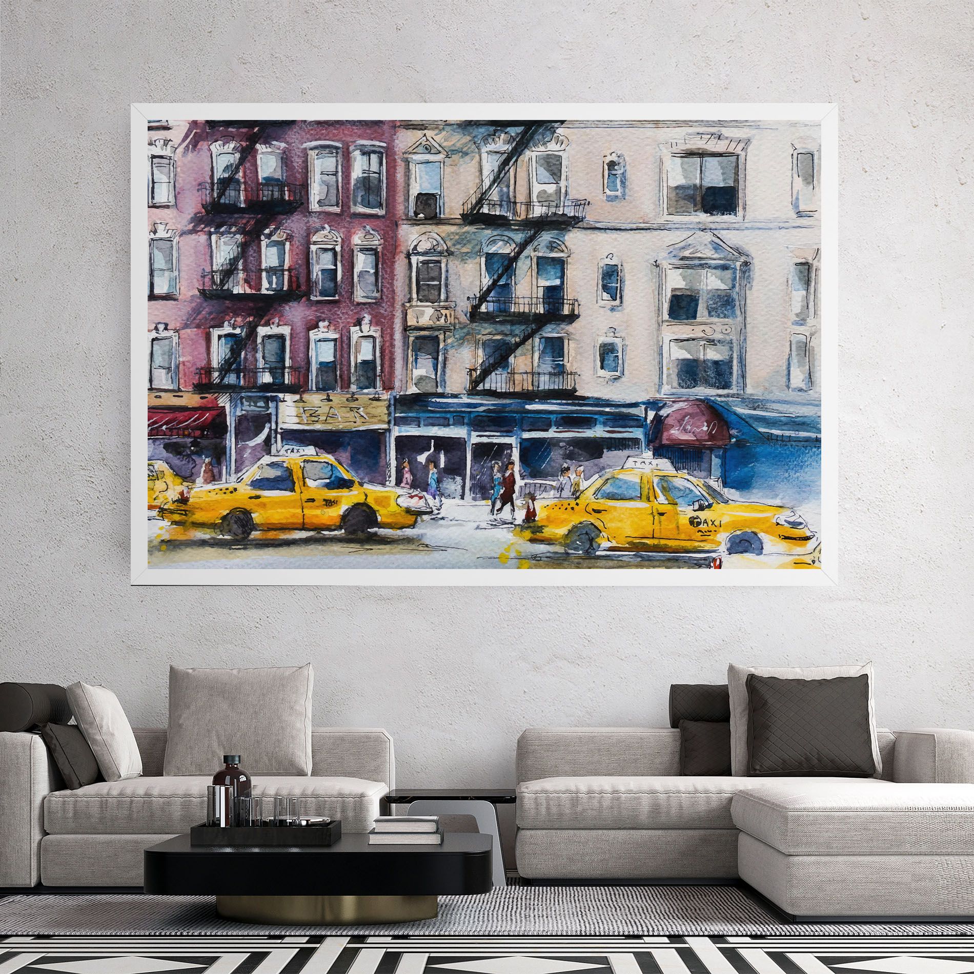 Newyork Taxi mockup 2