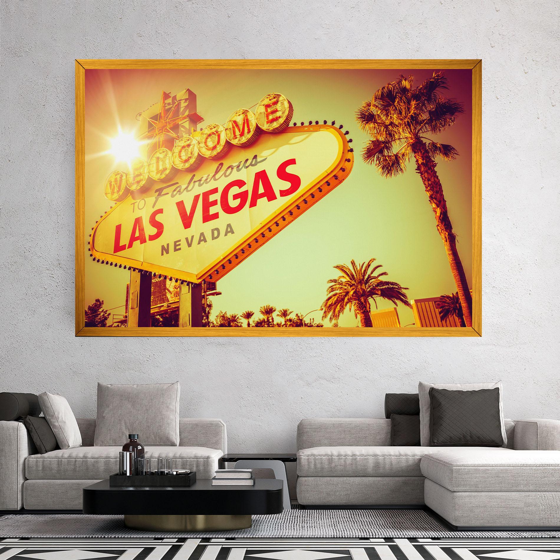 Картина на платно Las Vegas Nevada mockup 2