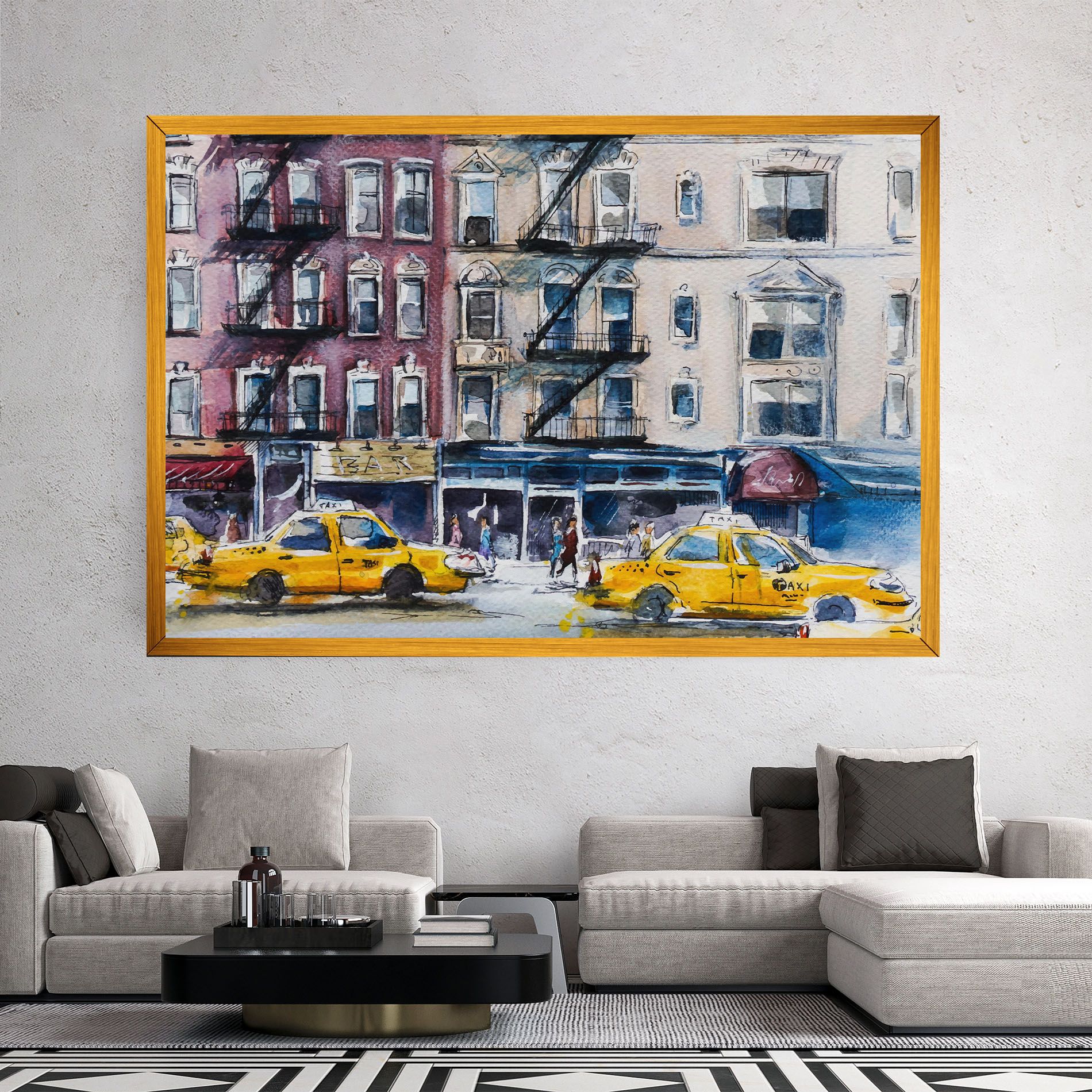 Newyork Taxi mockup 2