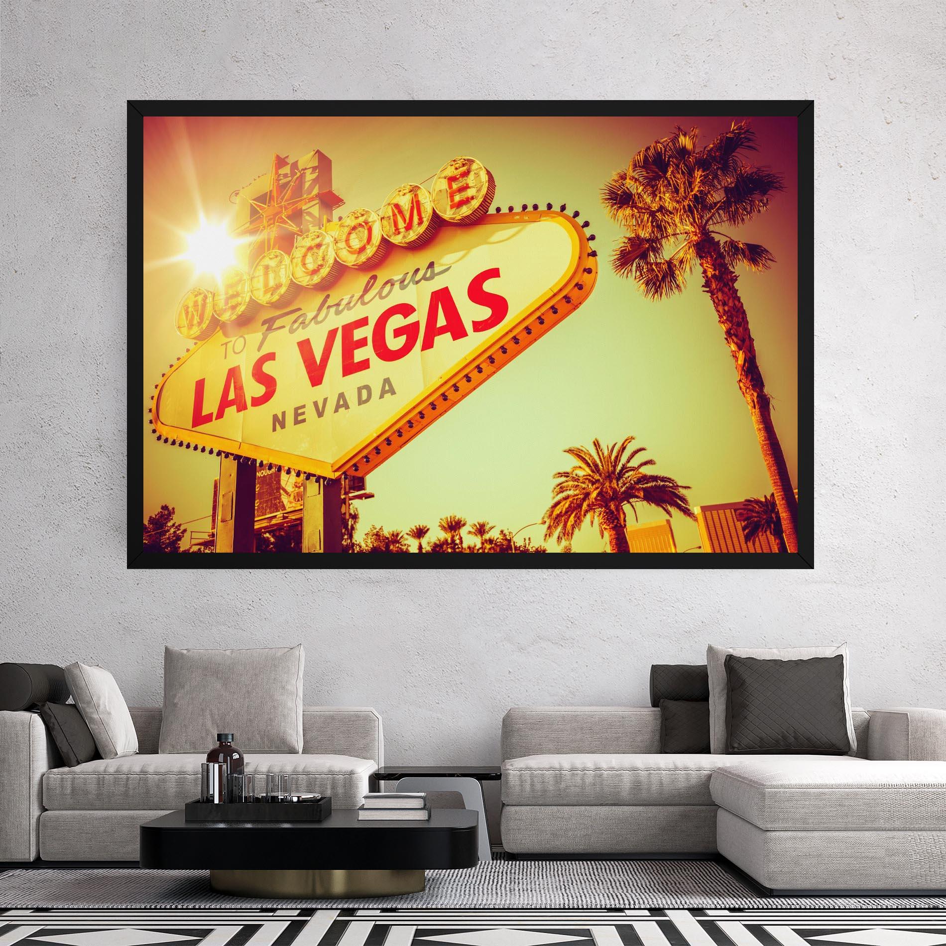 Картина на платно Las Vegas Nevada mockup 2