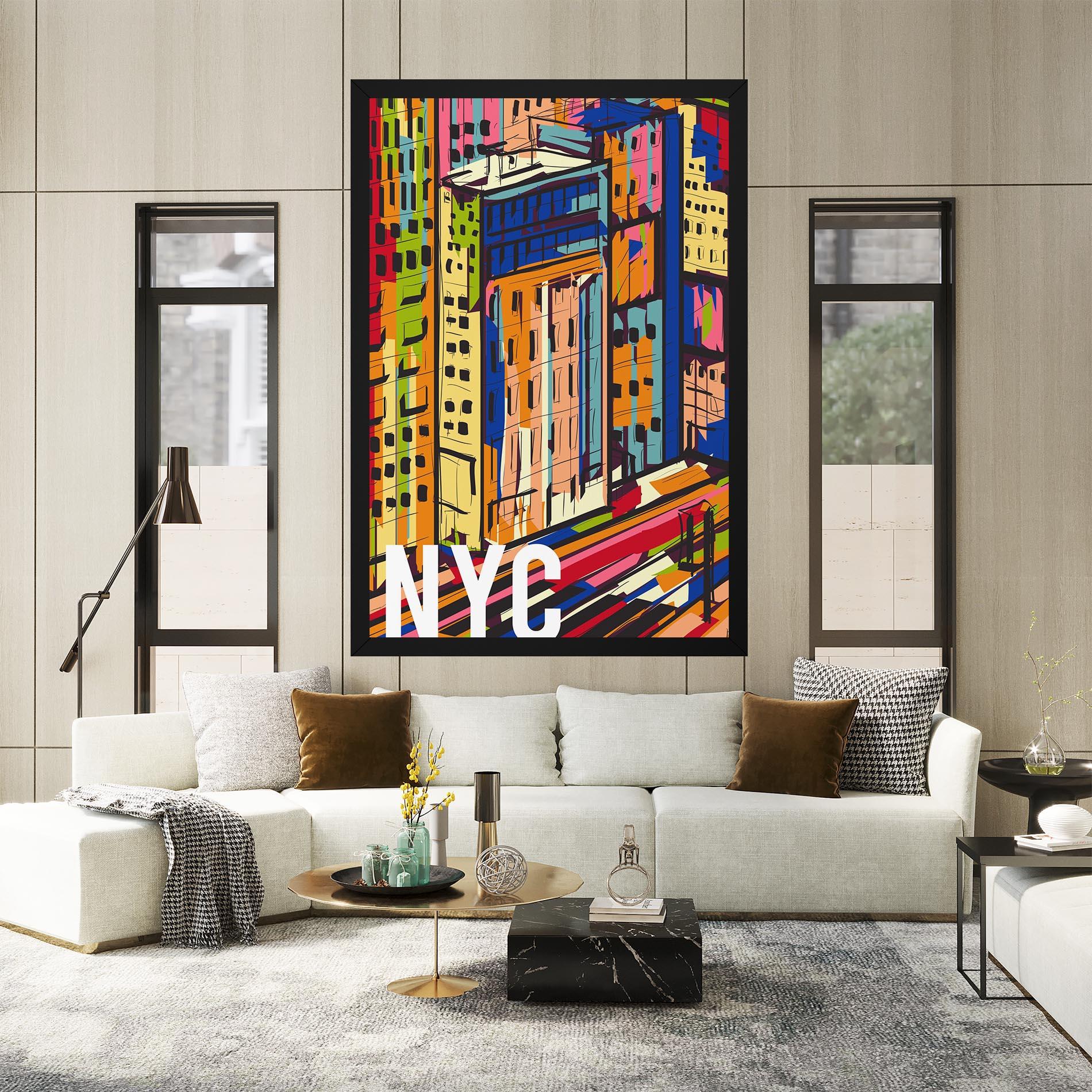 Картина на платно New York City Art mockup 2