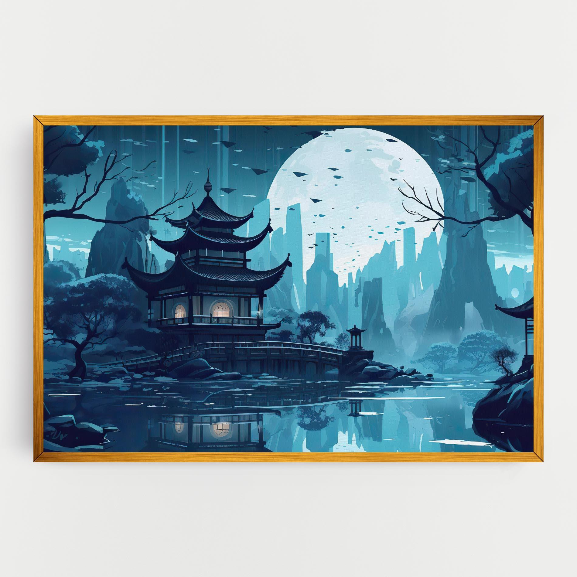 Картина на платно Chinese Cartoon mockup 0