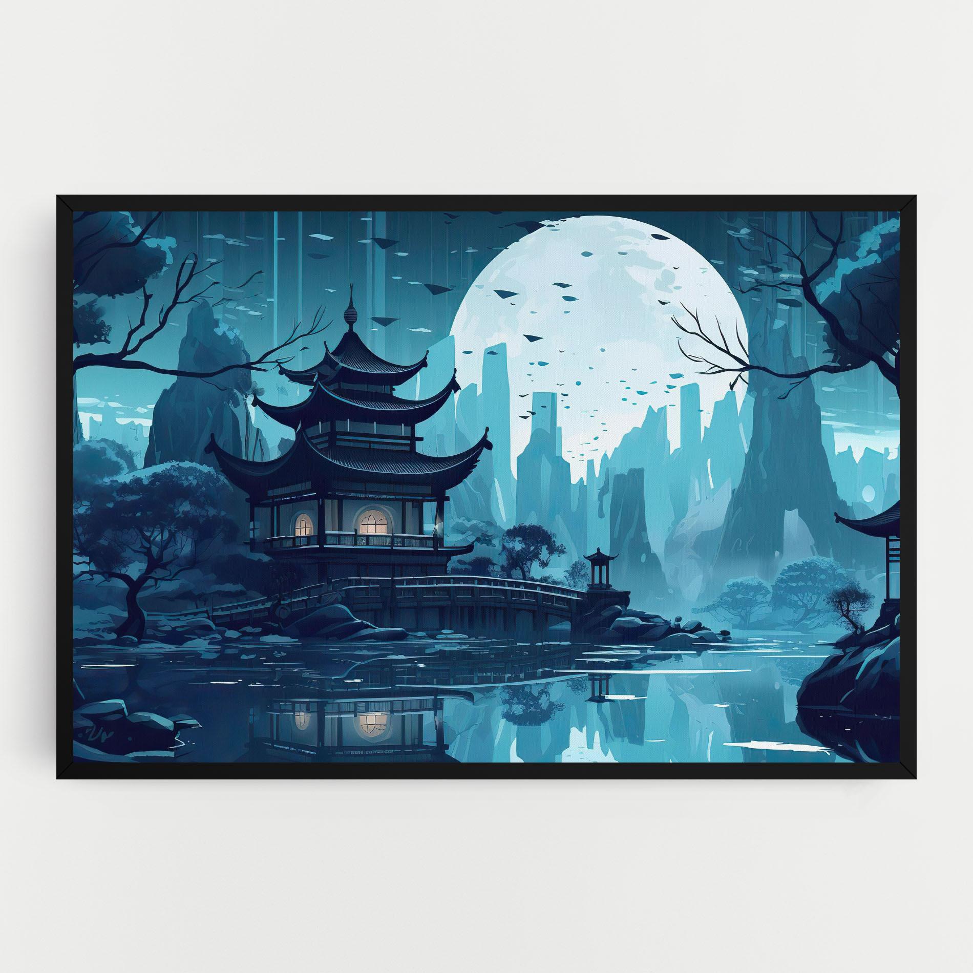 Картина на платно Chinese Cartoon mockup 0