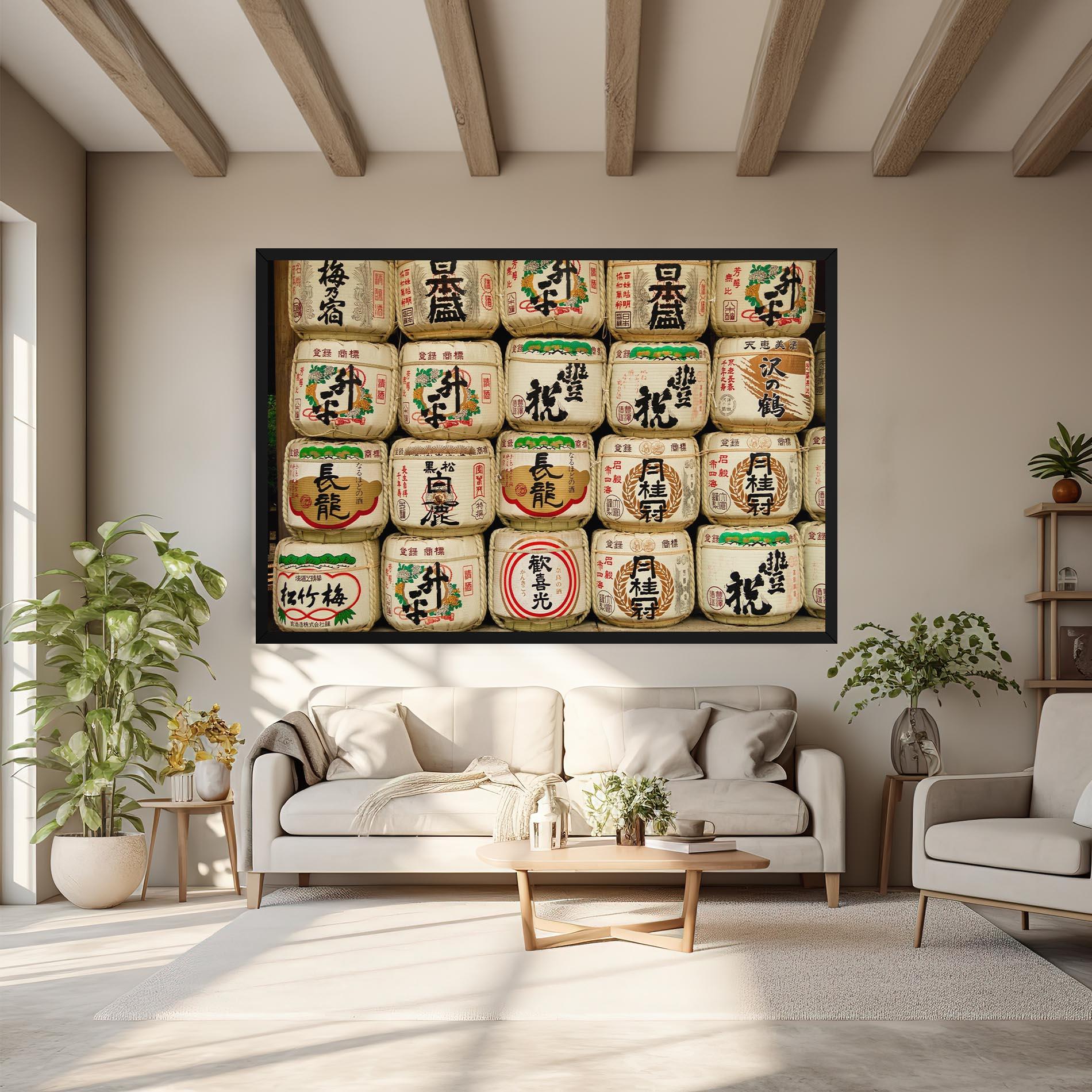 Картина на платно Meiji Jingu Shrine mockup 6