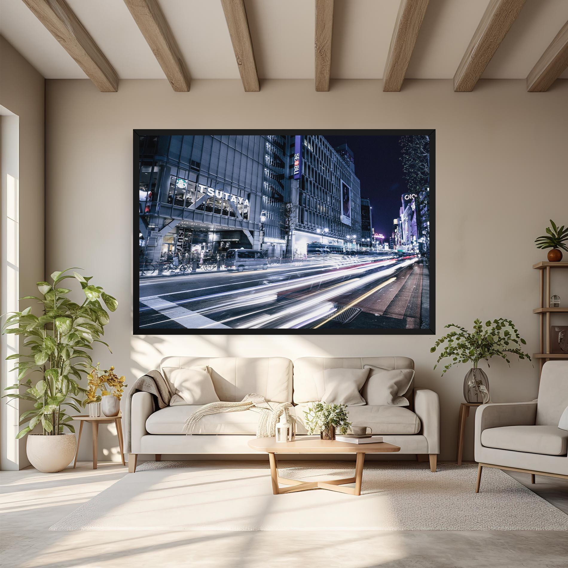 Картина на платно Road Traffic mockup 6