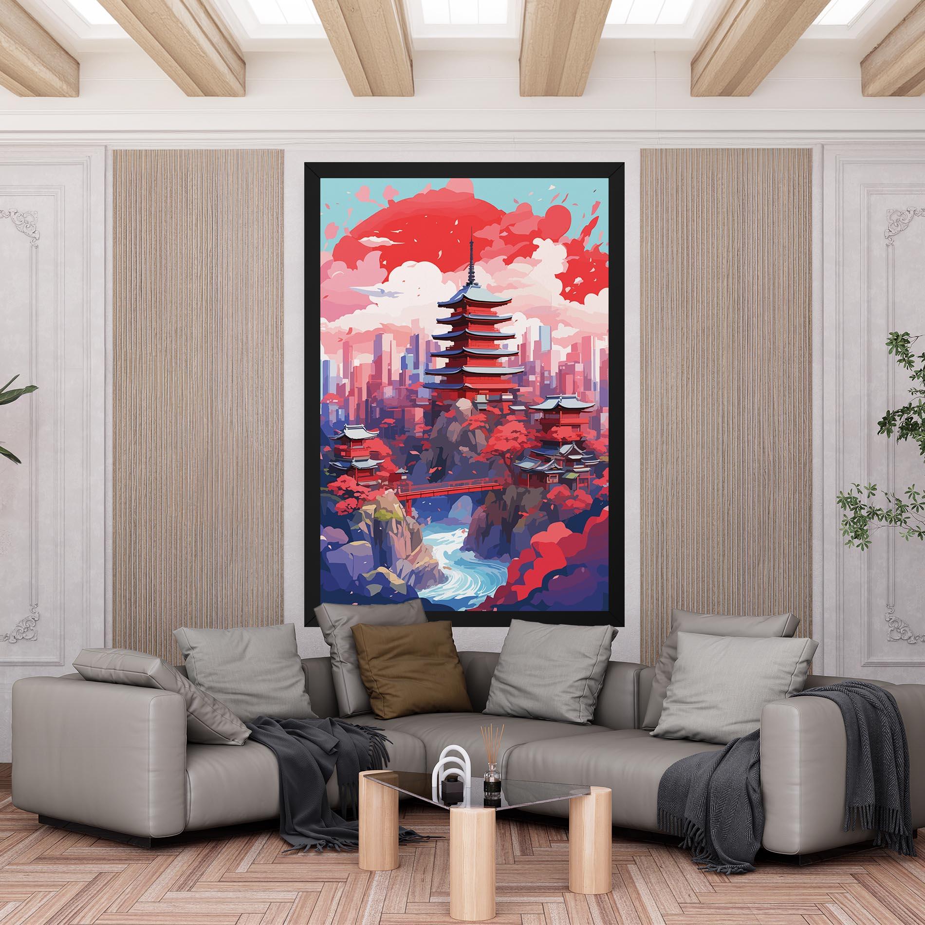 Картина на платно City Style Art mockup 6