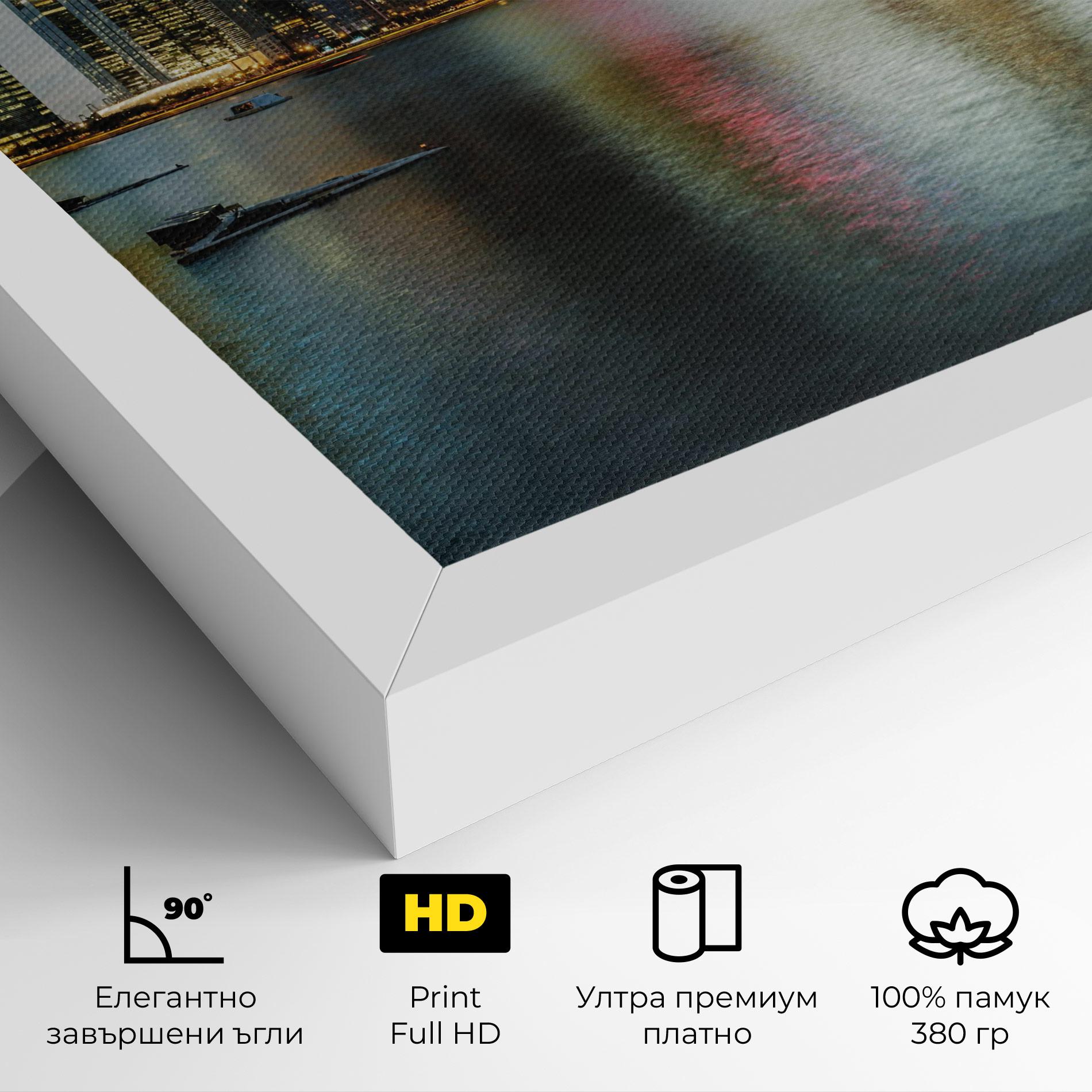 Картина на платно Singapore Skyline mockup 4