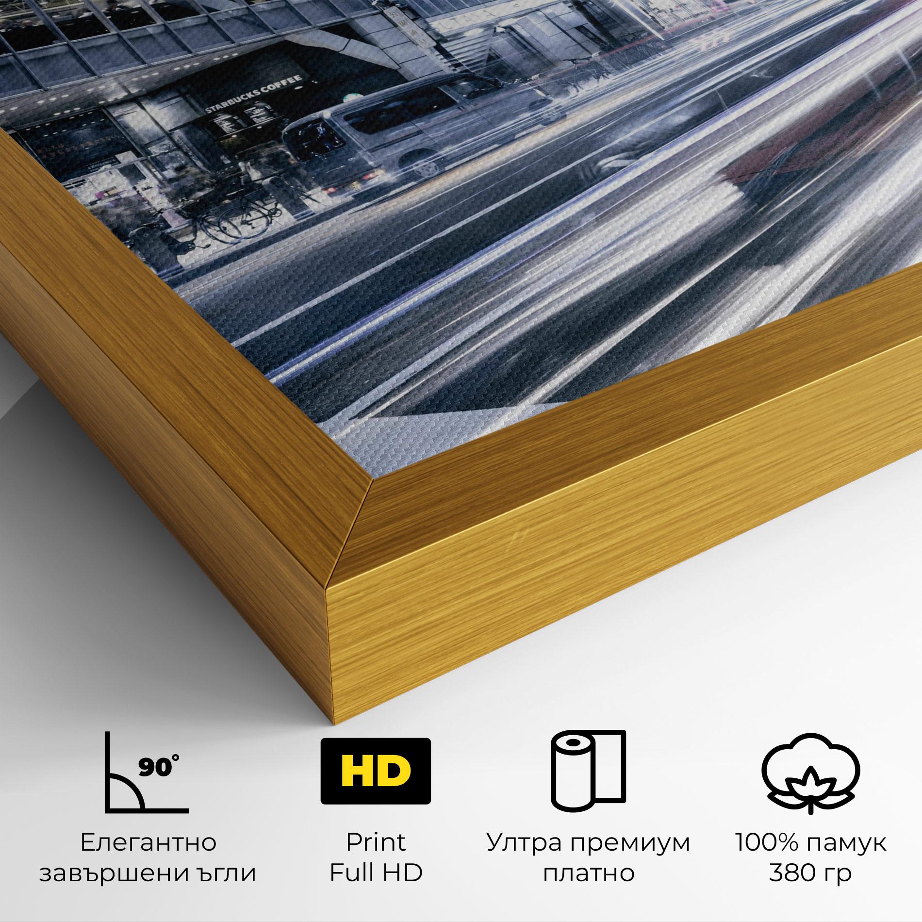 Картина на платно Road Traffic mockup 4