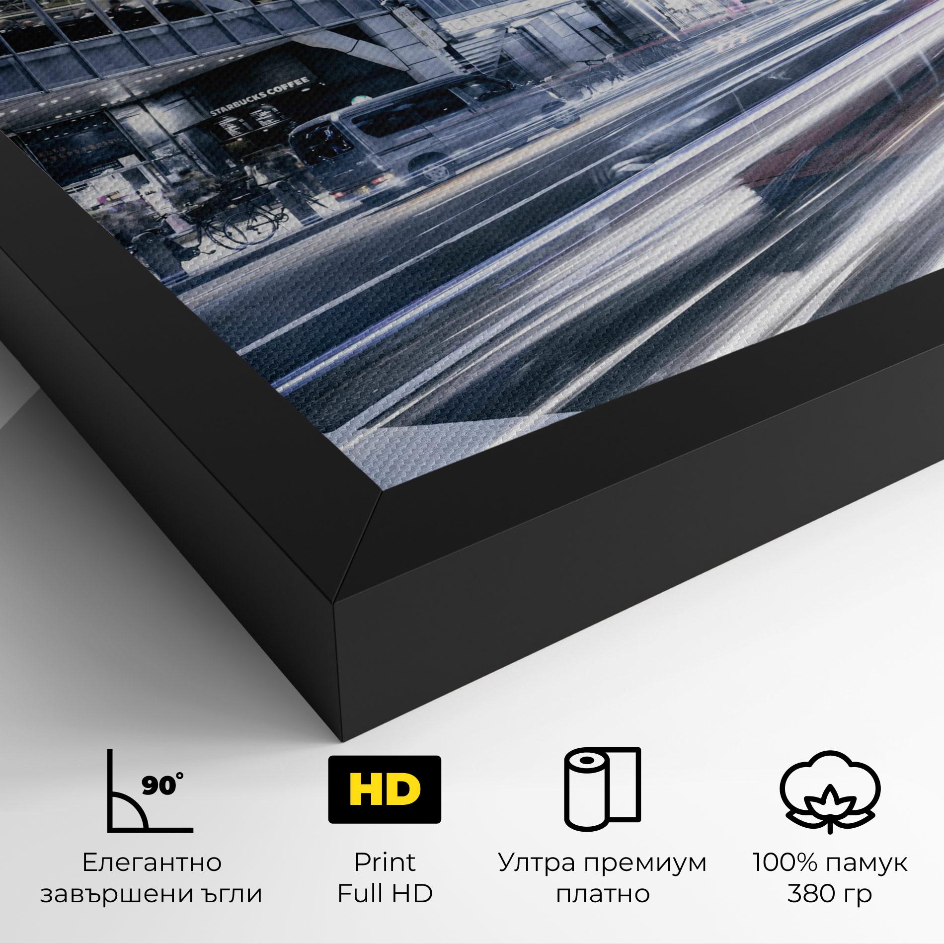 Картина на платно Road Traffic mockup 4