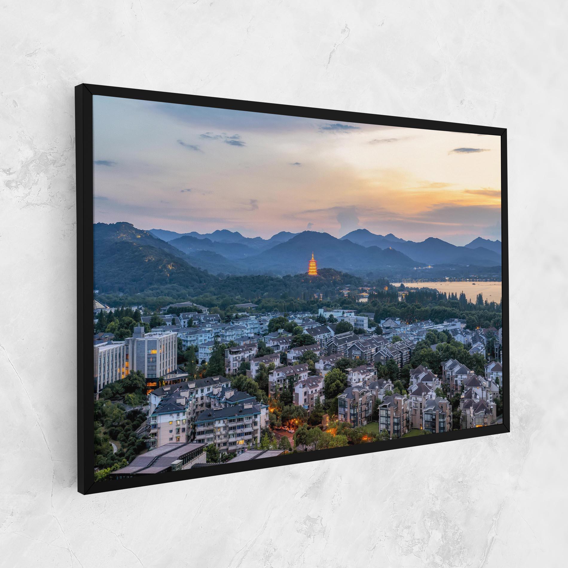 Картина на платно Hangzhou China mockup 1
