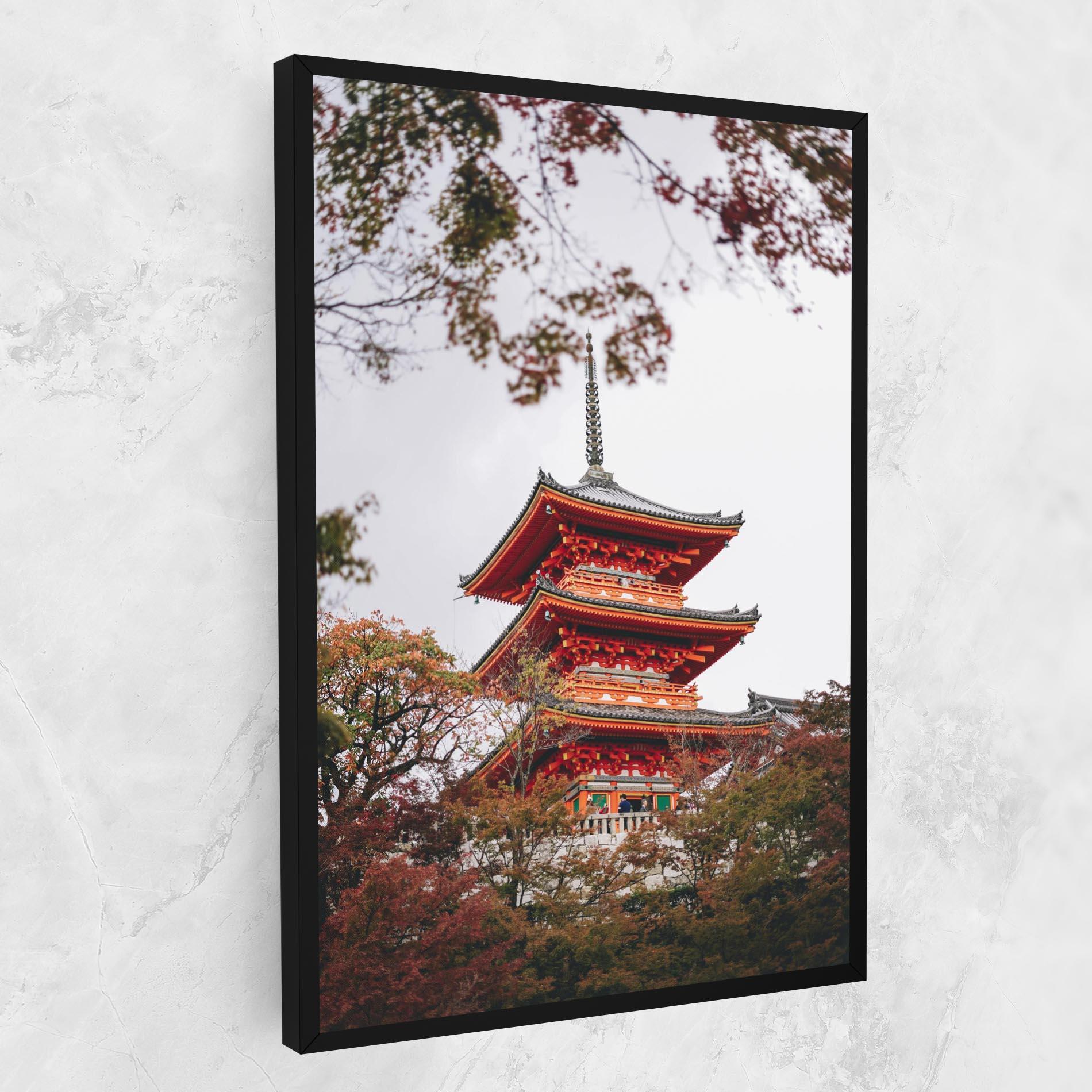 Картина на платно Kiyomizu Dera mockup 1