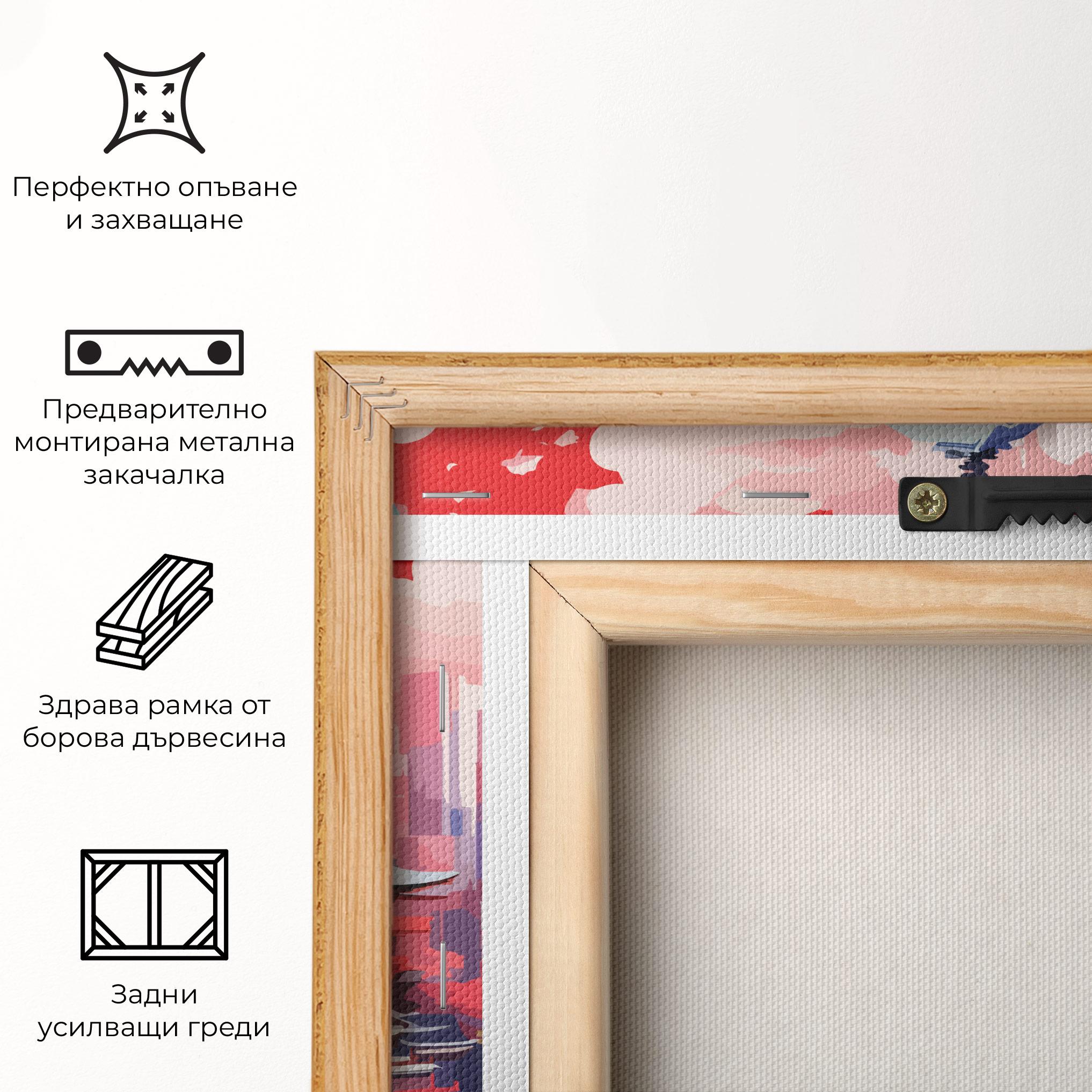 Картина на платно City Style Art mockup 5