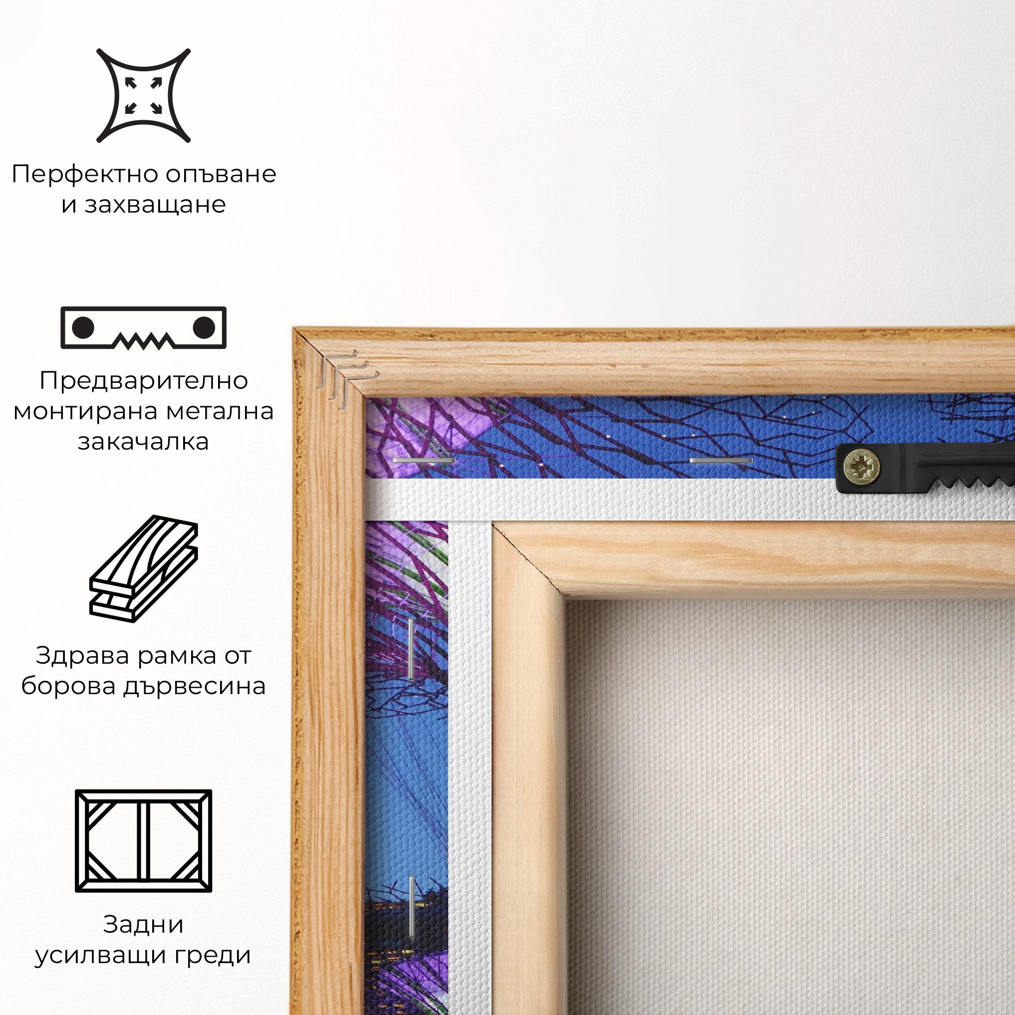 Картина на платно Gardens By The Bay mockup 5