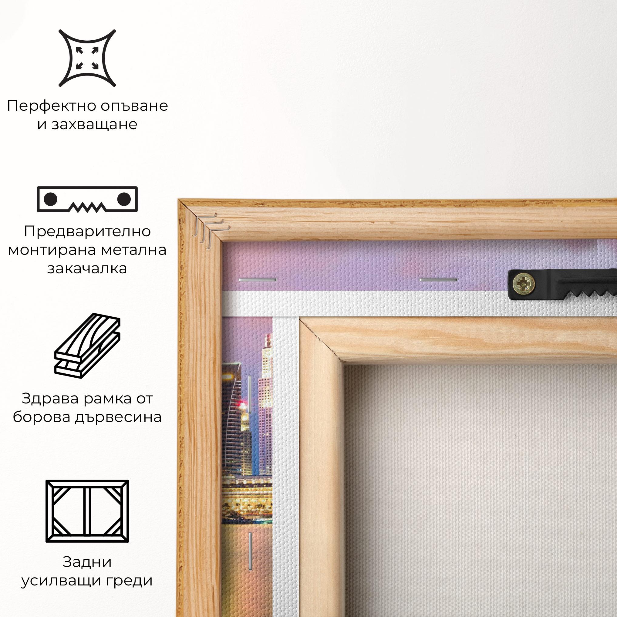 Картина на платно Hong Kong Skyline mockup 5