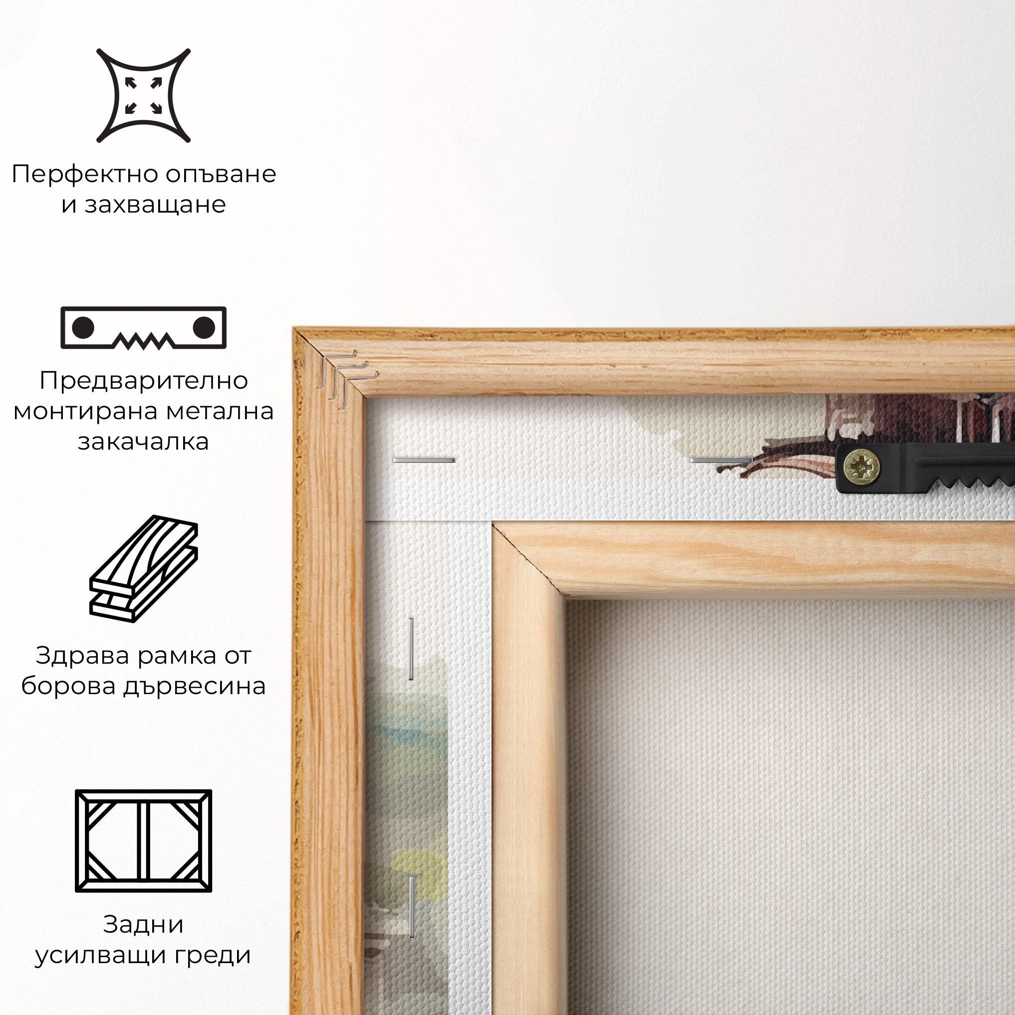 Картина на платно Temple Painting mockup 5