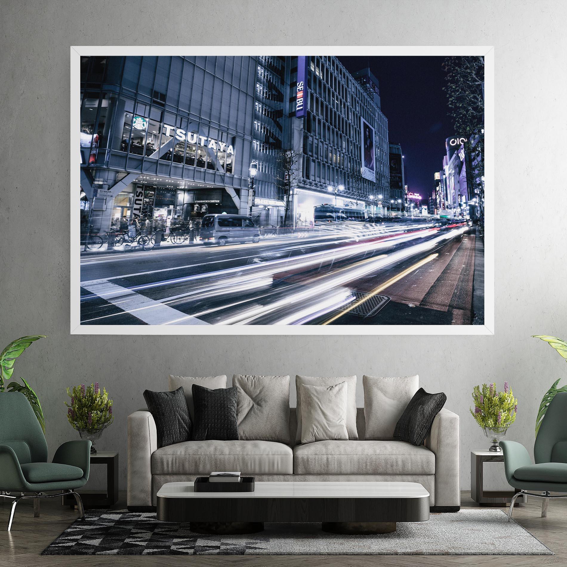 Картина на платно Road Traffic mockup 7