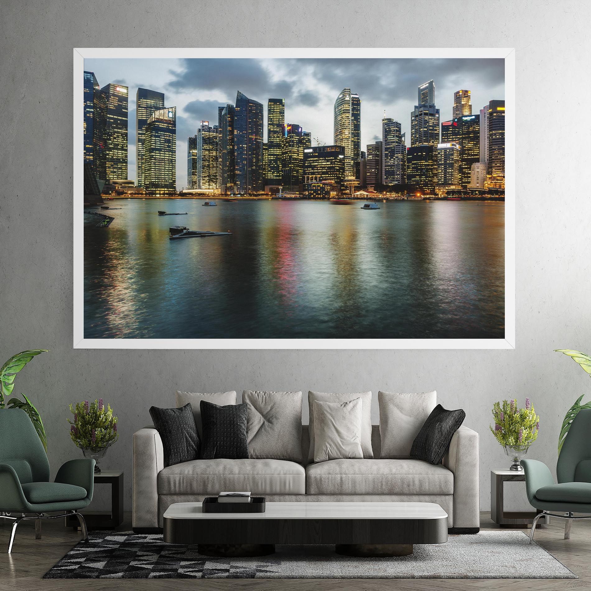 Singapore Skyline mockup 7