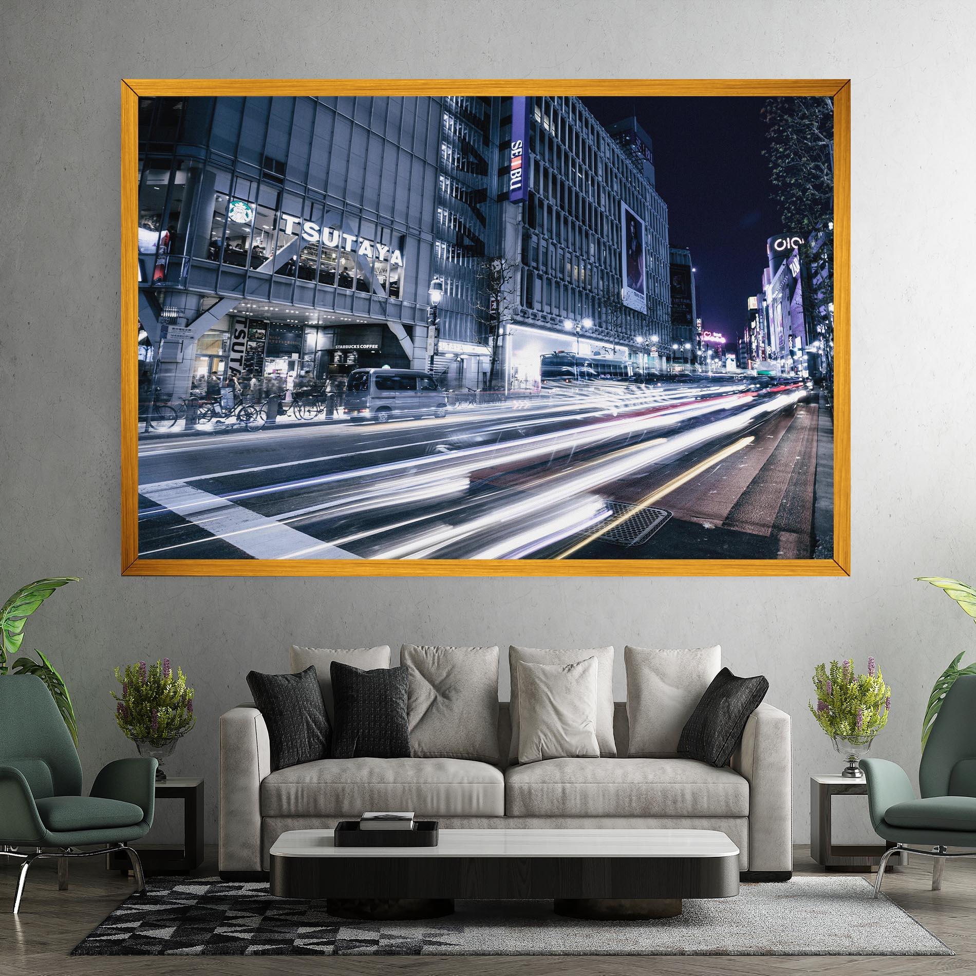 Картина на платно Road Traffic mockup 7