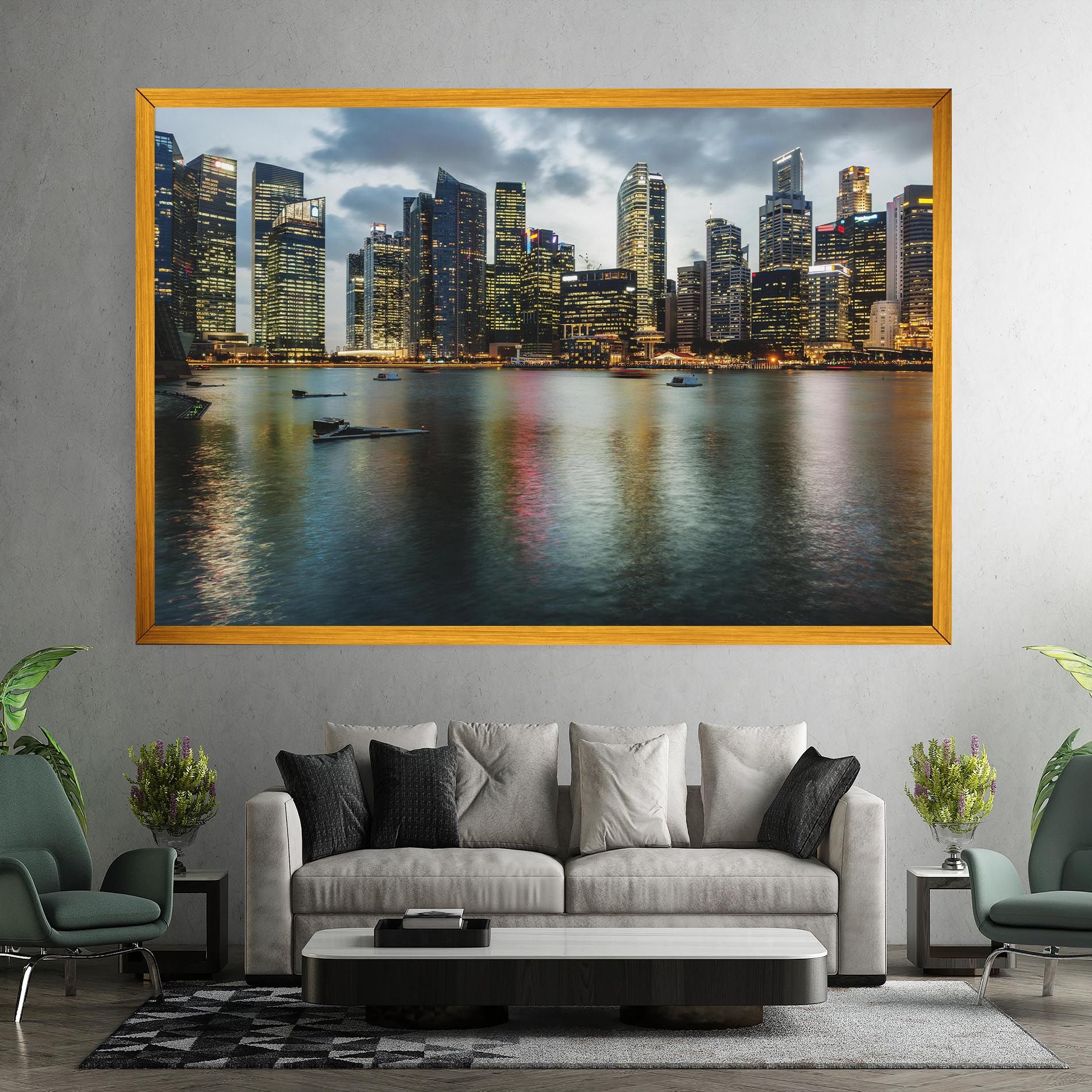Singapore Skyline mockup 7
