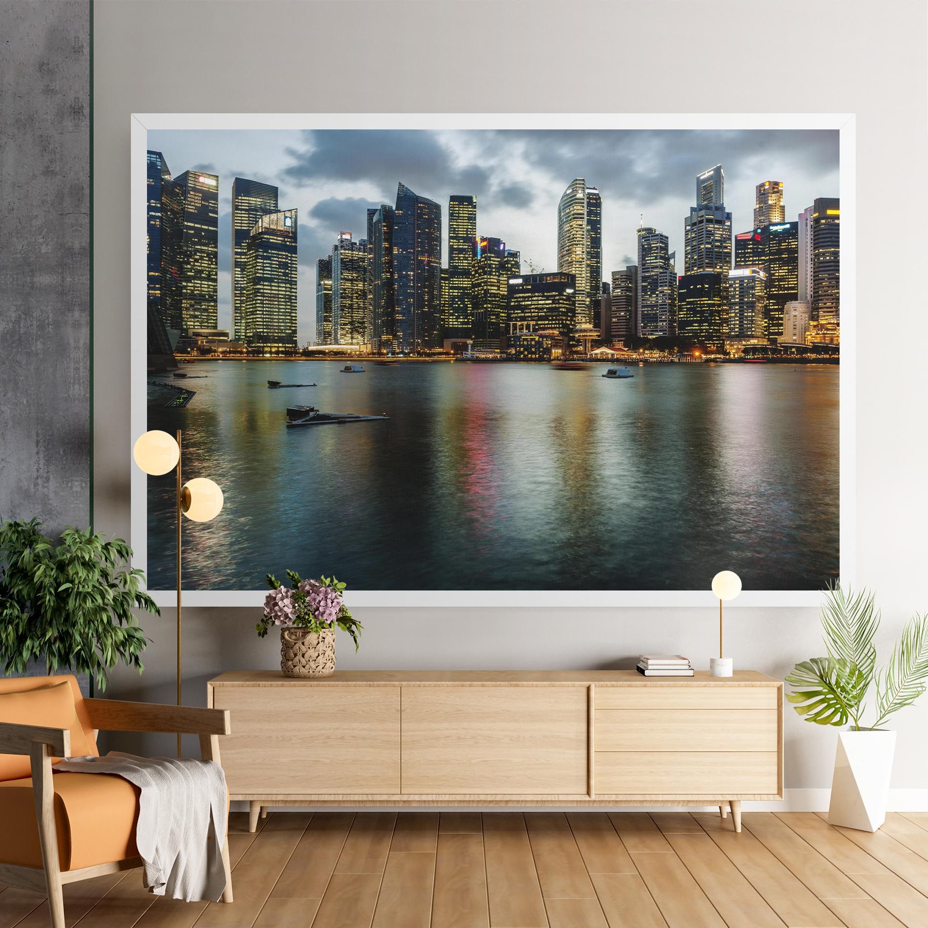 Singapore Skyline mockup 9