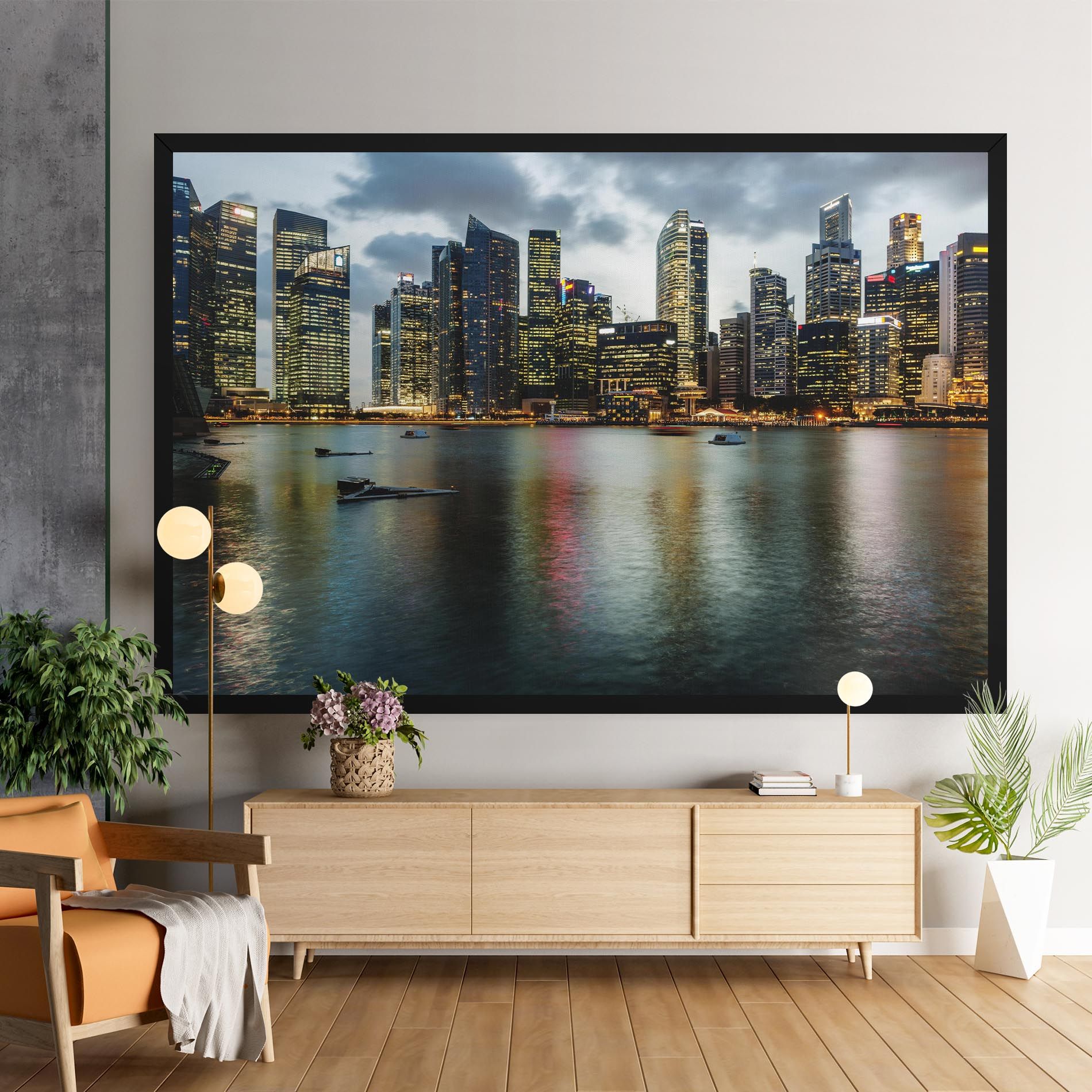 Singapore Skyline mockup 9