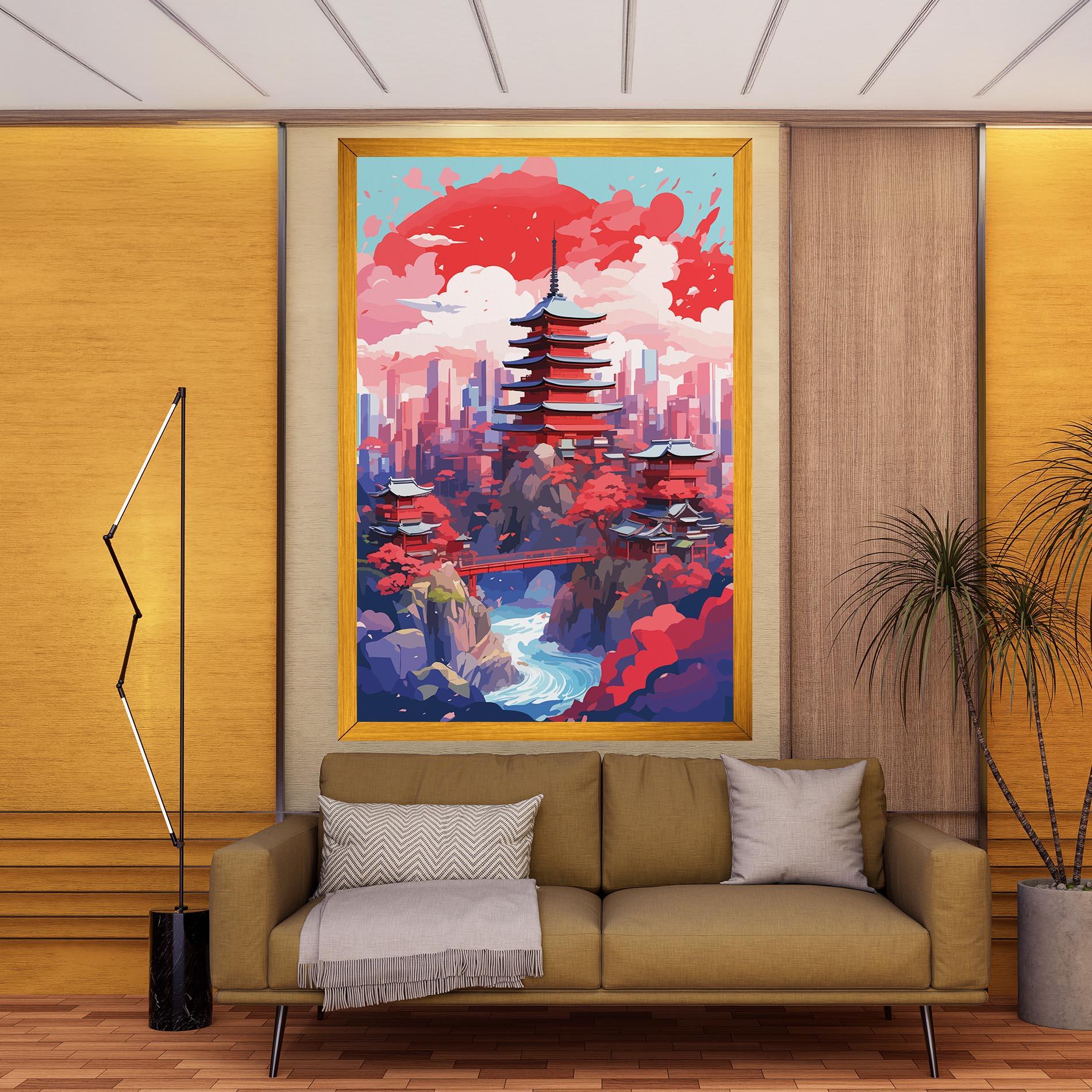 Картина на платно City Style Art mockup 9