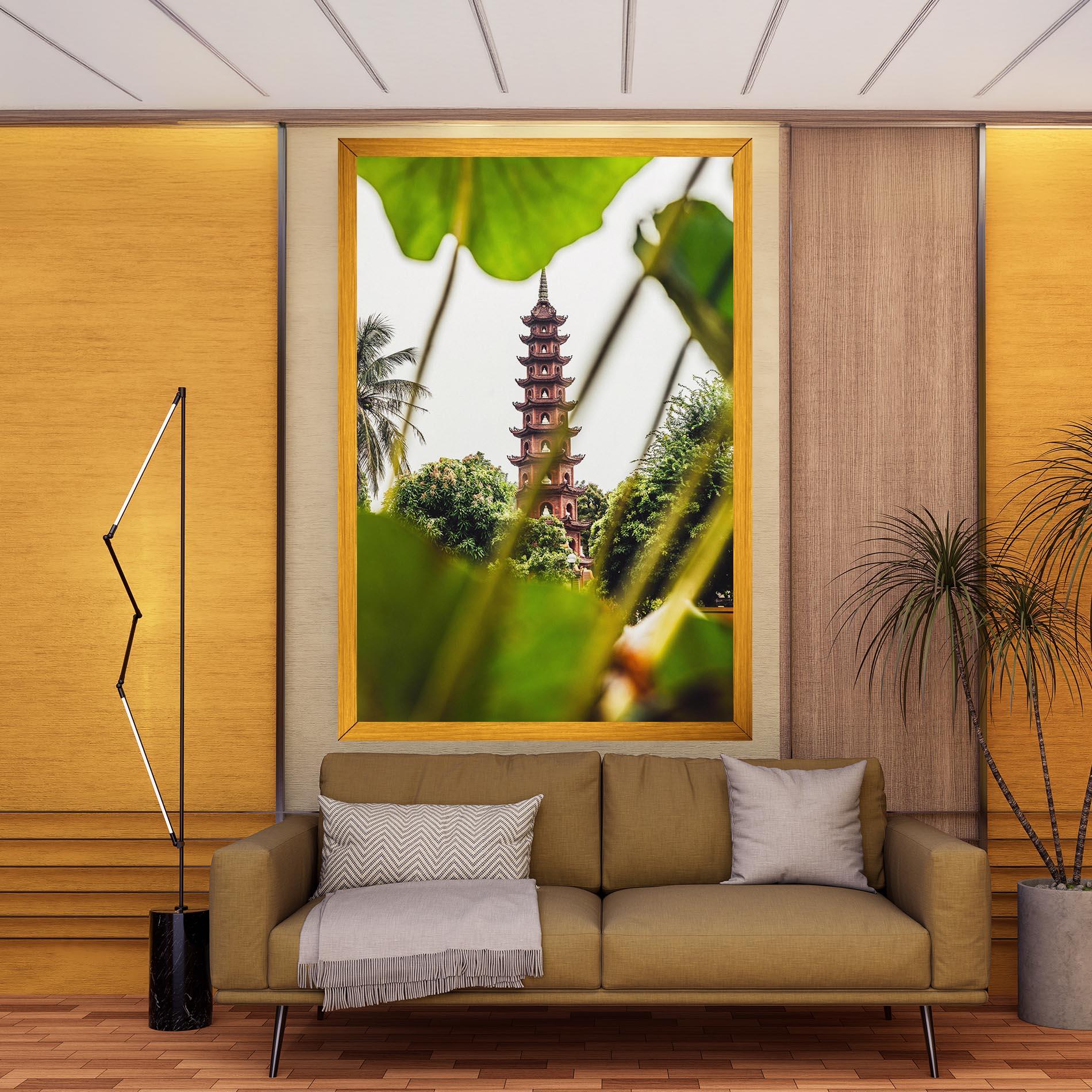 Картина на платно Tran Quoc Pagoda mockup 9