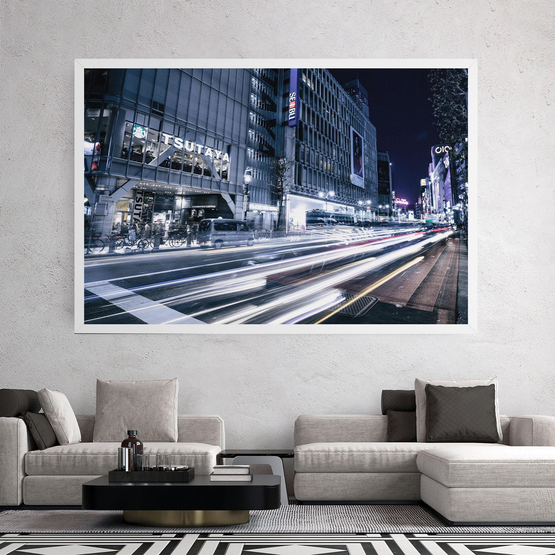 Картина на платно Road Traffic mockup 2