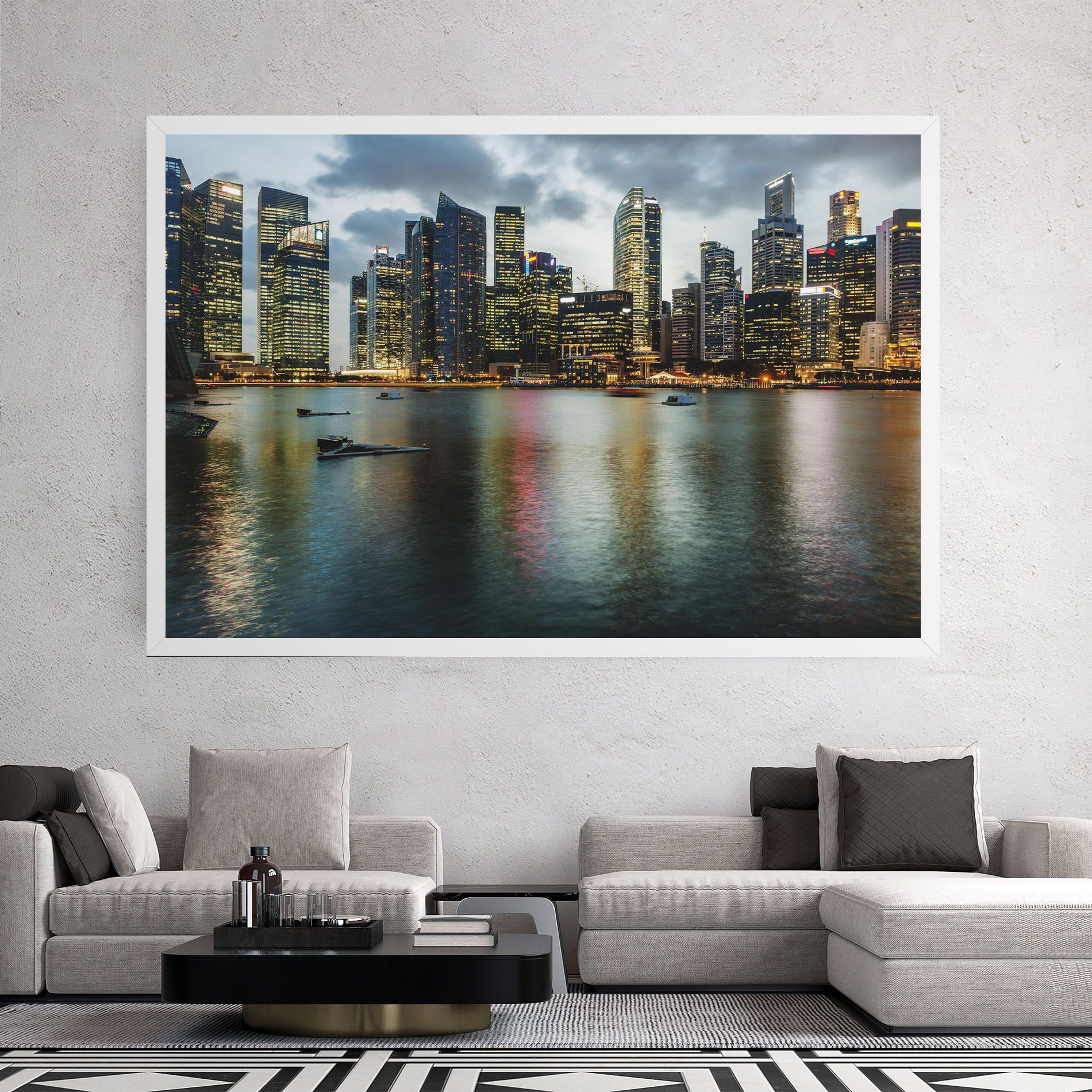 Singapore Skyline mockup 2