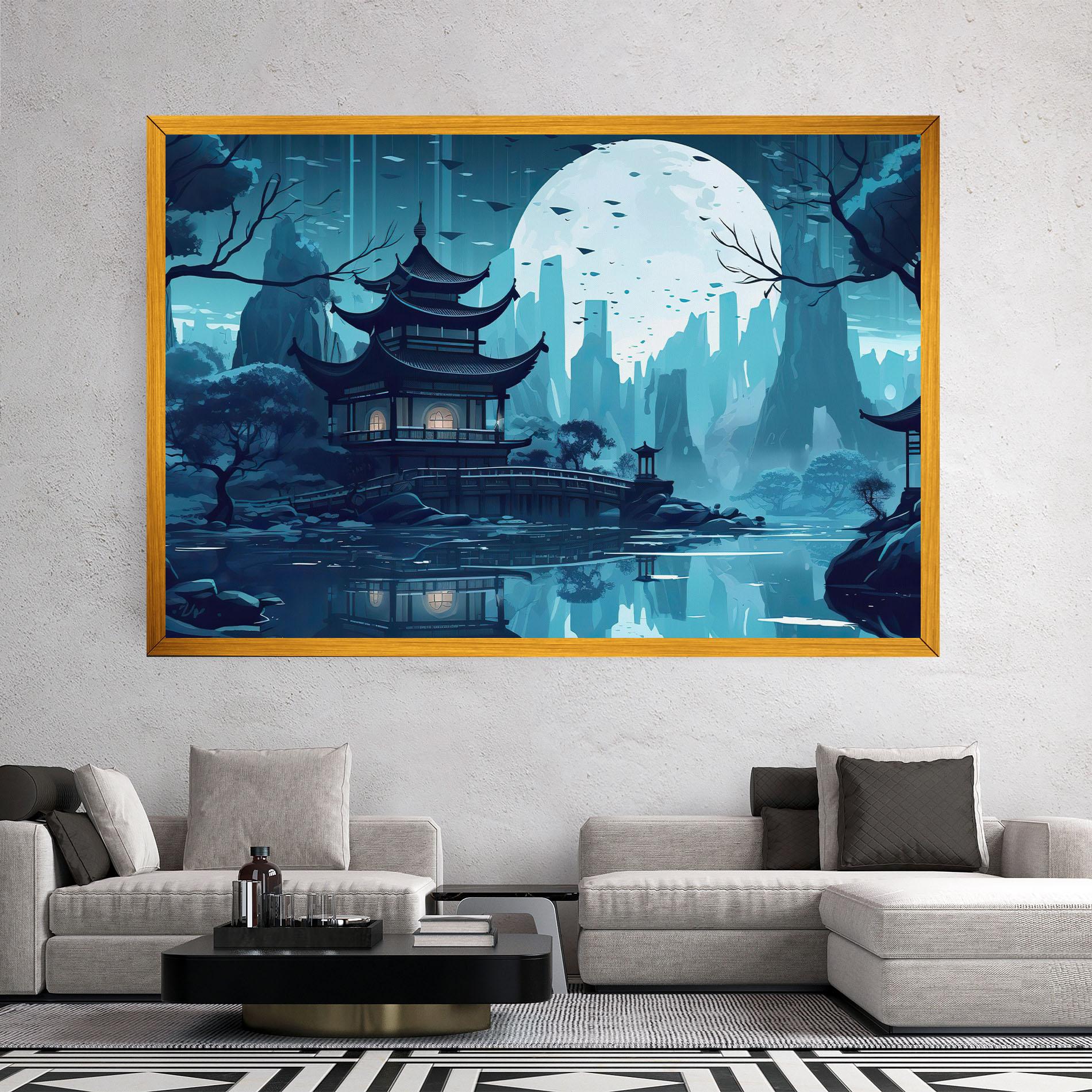 Картина на платно Chinese Cartoon mockup 2