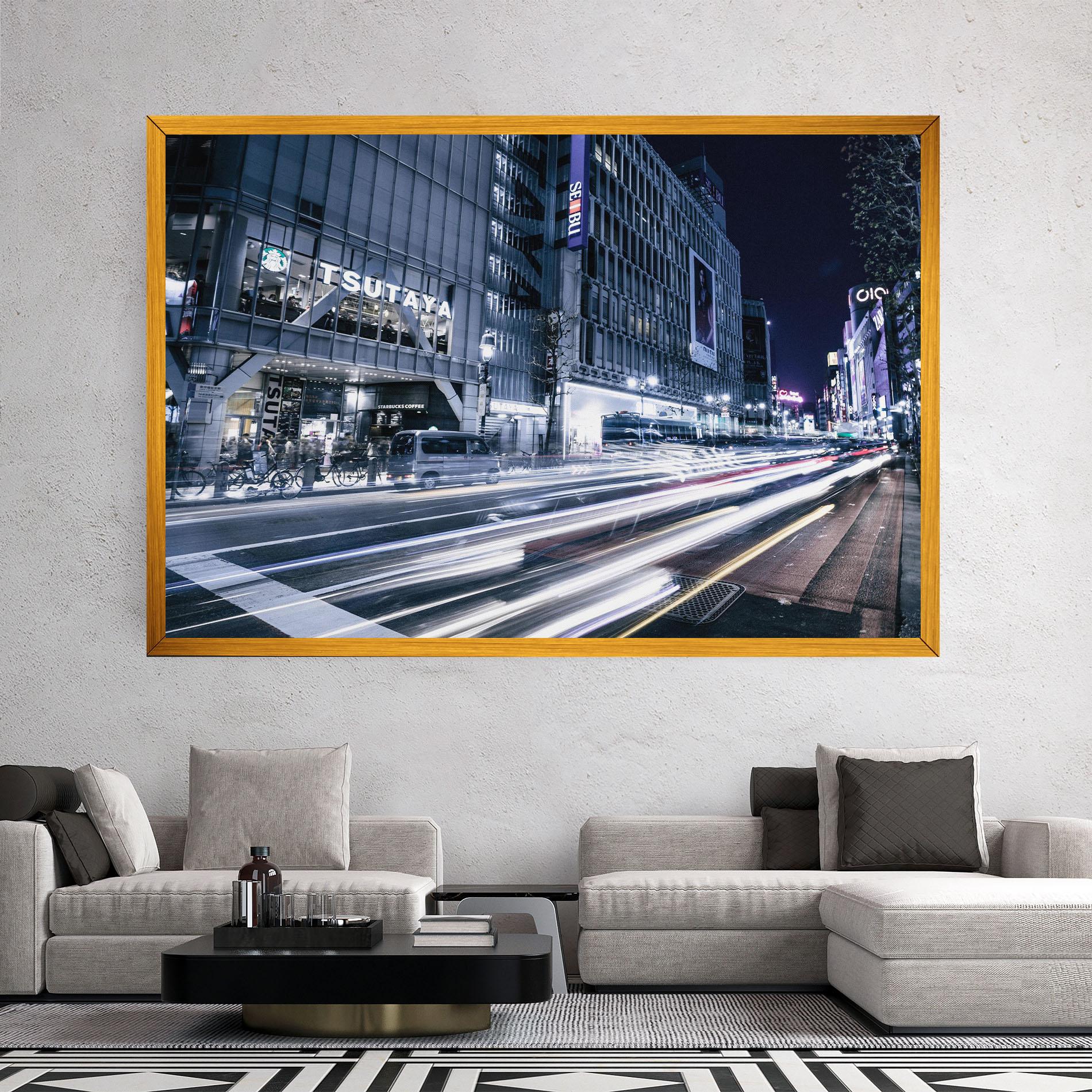 Картина на платно Road Traffic mockup 2