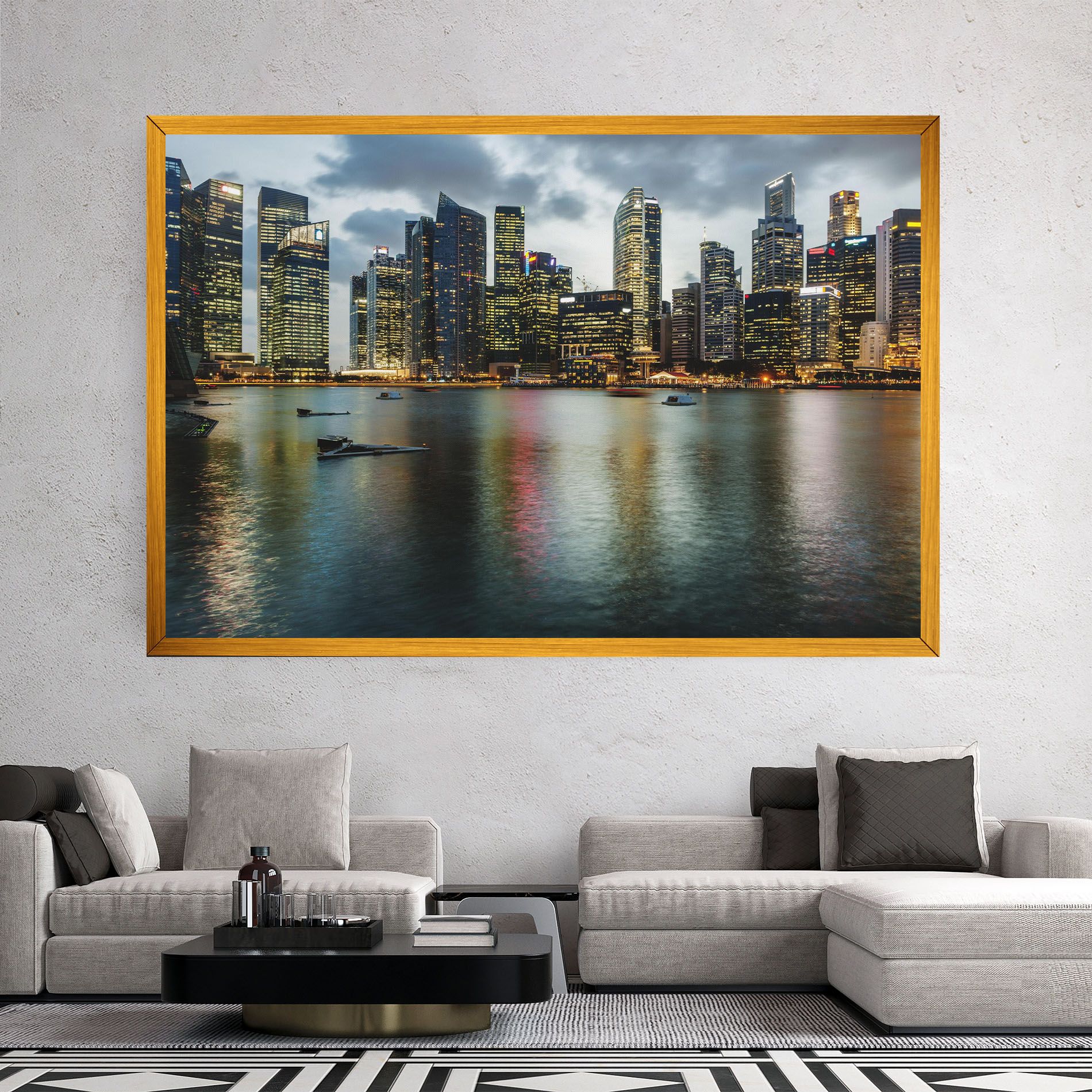 Singapore Skyline mockup 2
