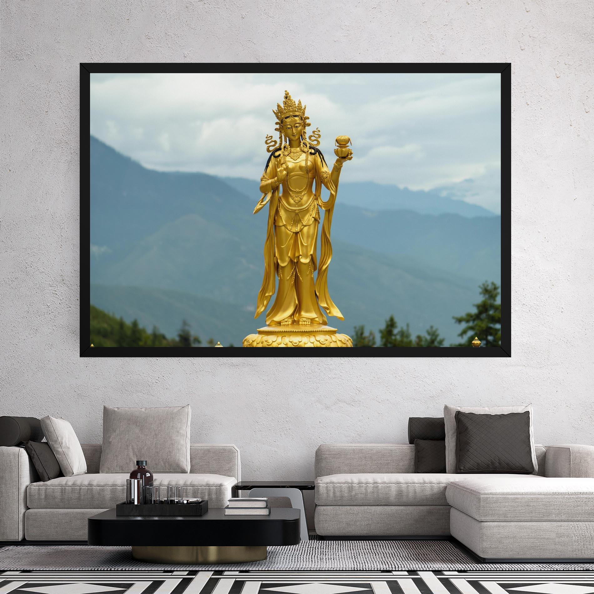 Картина на платно Golden Tara mockup 2