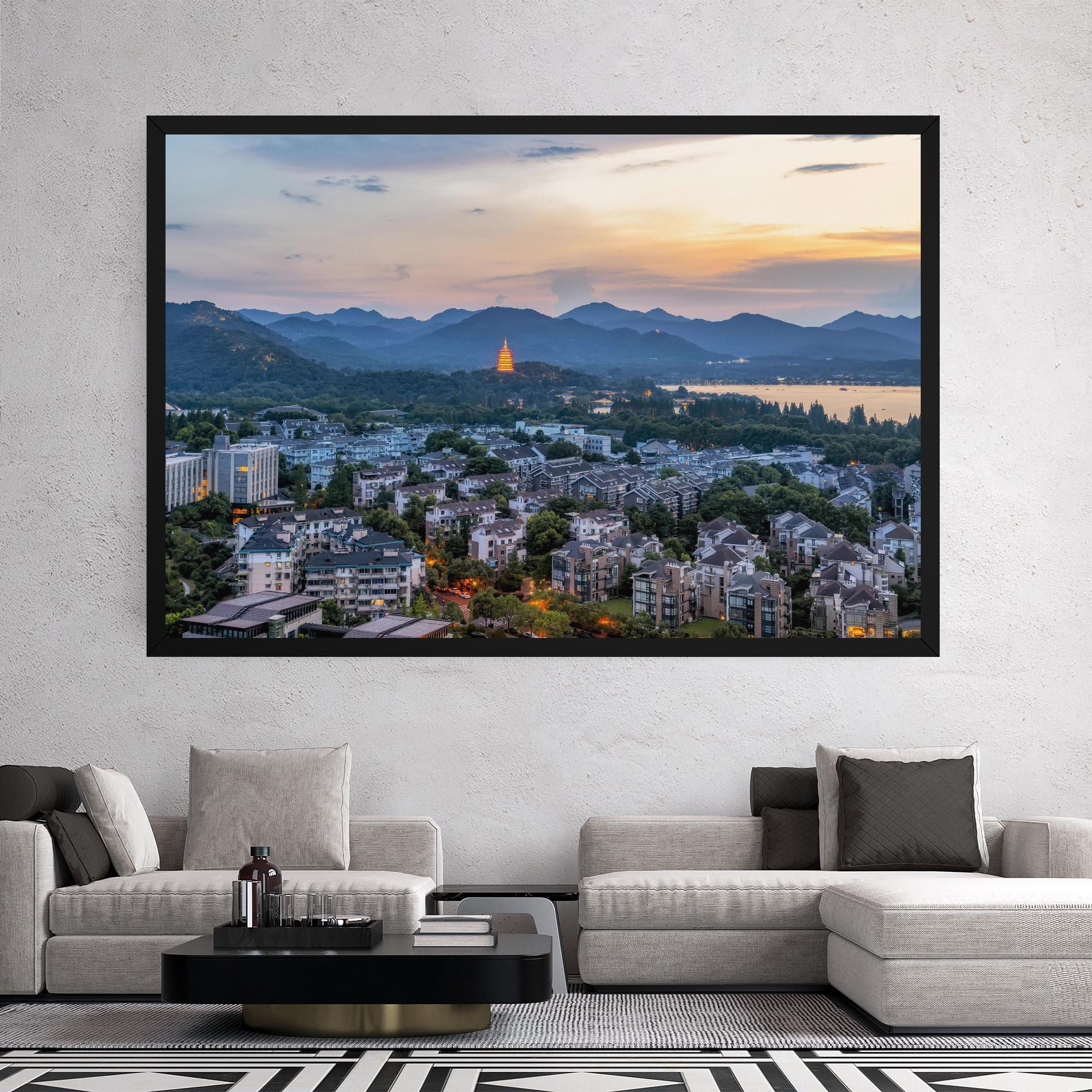 Картина на платно Hangzhou China mockup 2