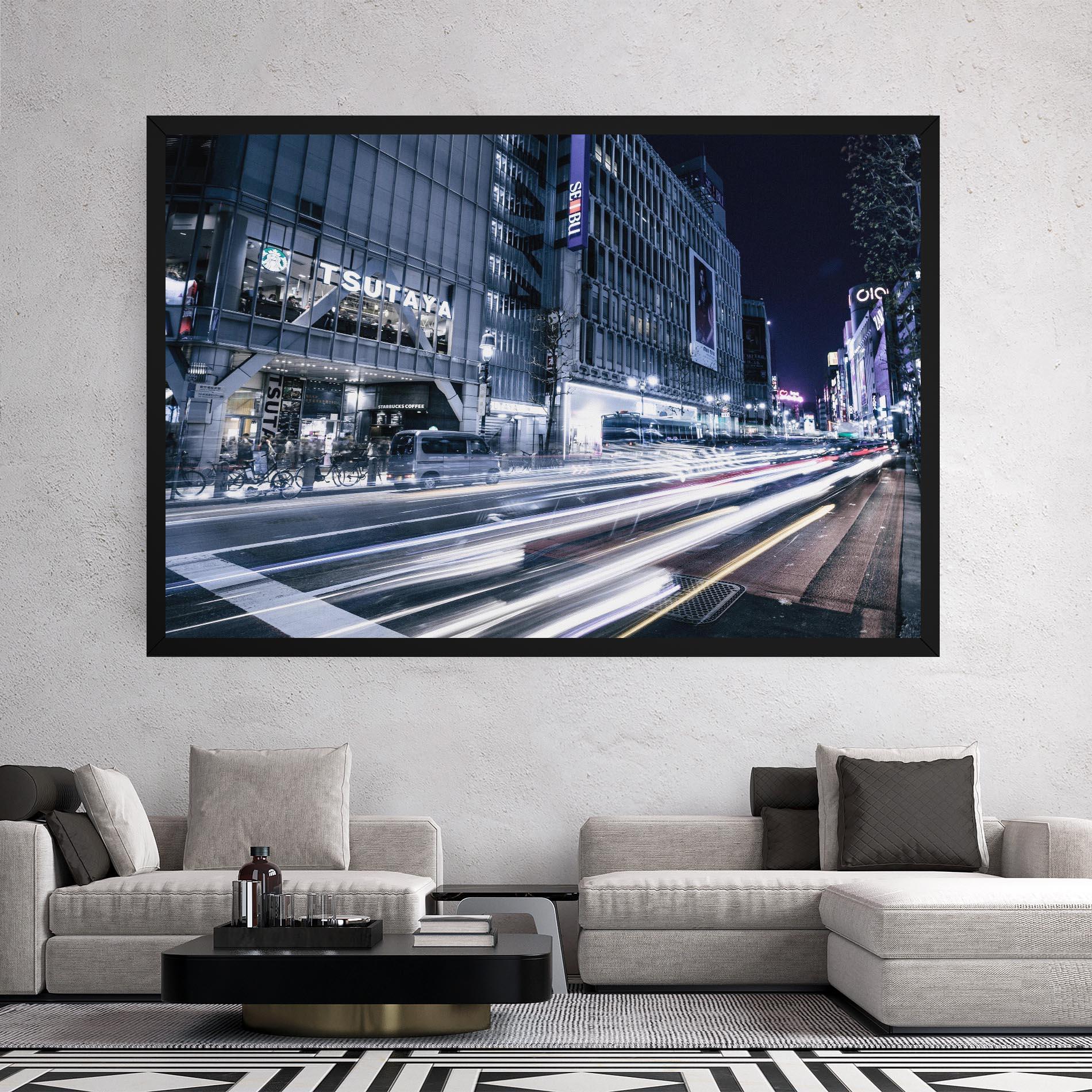 Картина на платно Road Traffic mockup 2