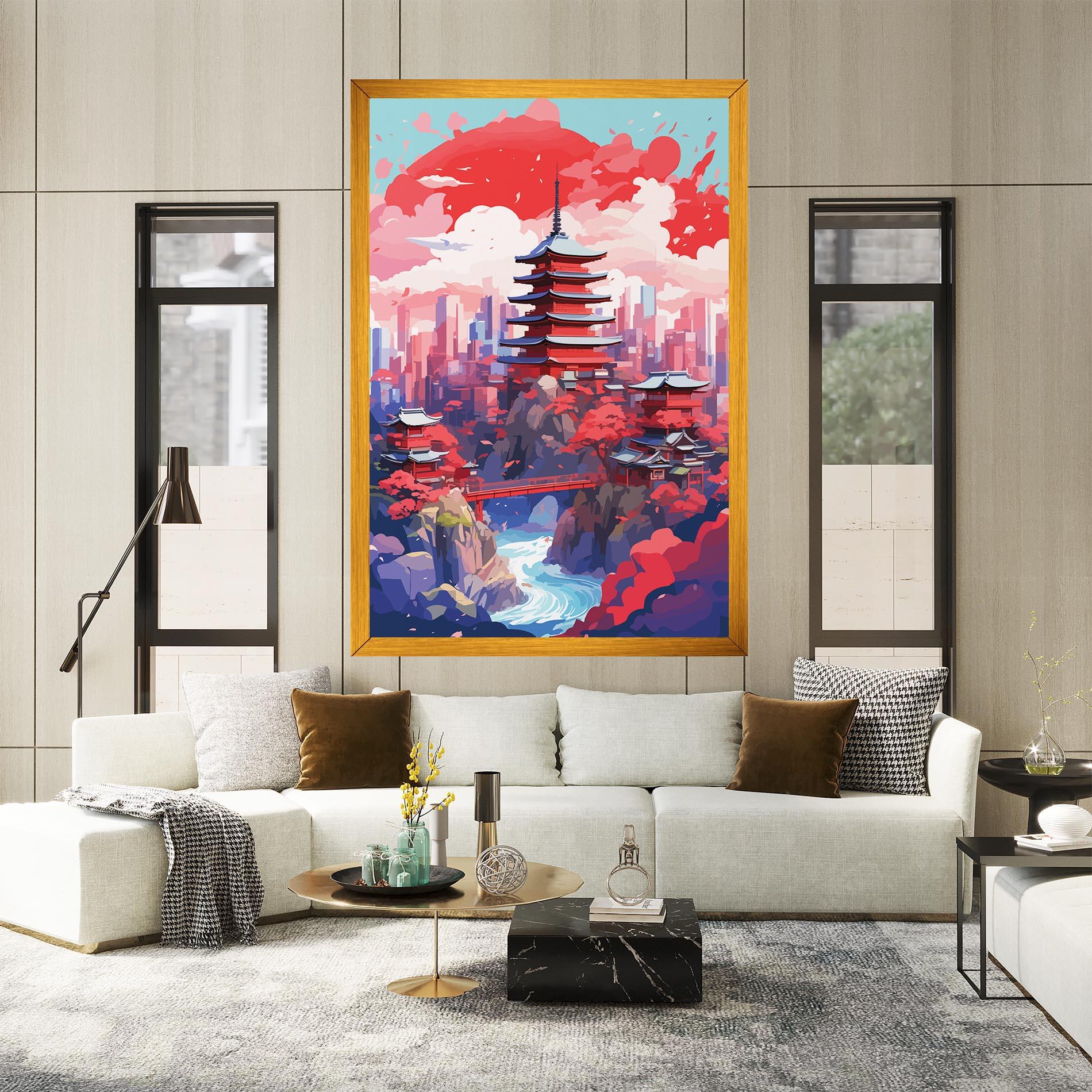 Картина на платно City Style Art mockup 2