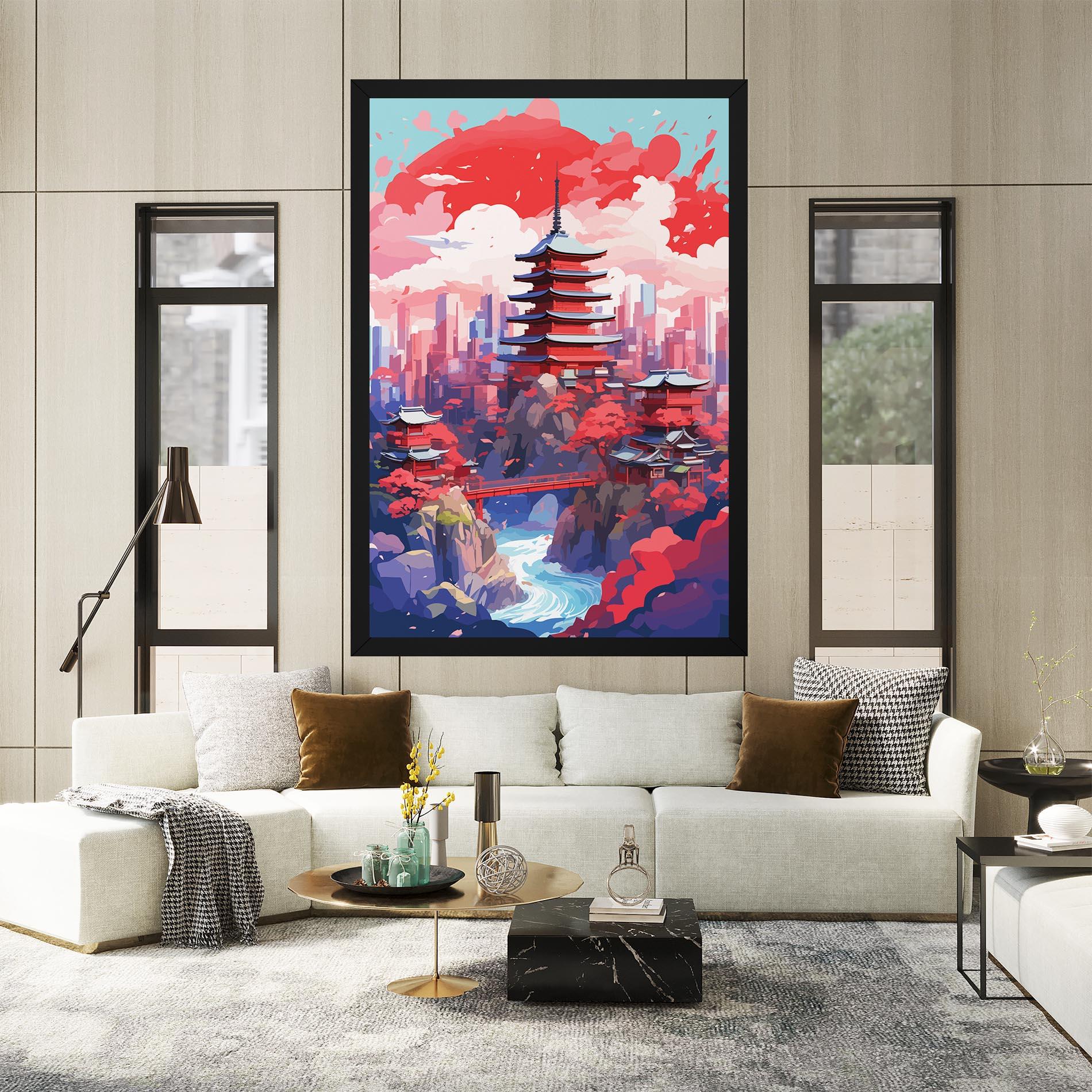 Картина на платно City Style Art mockup 2