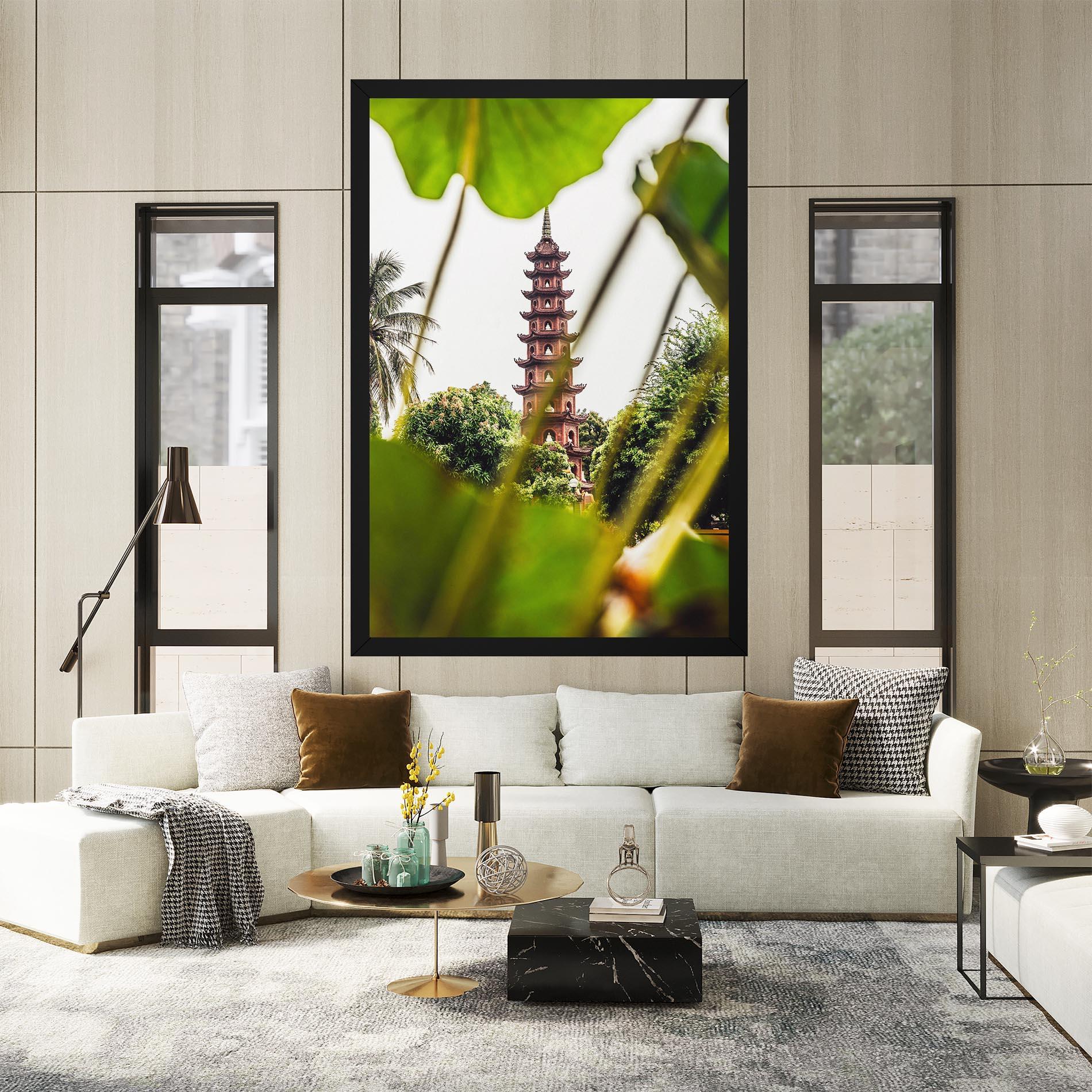 Картина на платно Tran Quoc Pagoda mockup 2